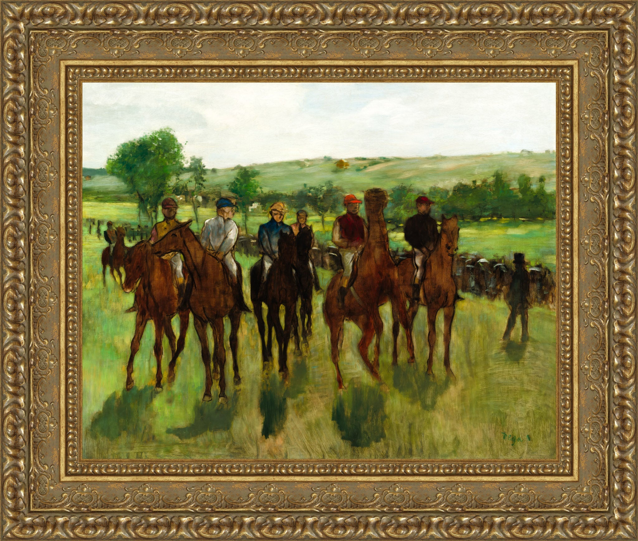 The Riders – Edgar Degas, c. 1885 - Canvas Classics
