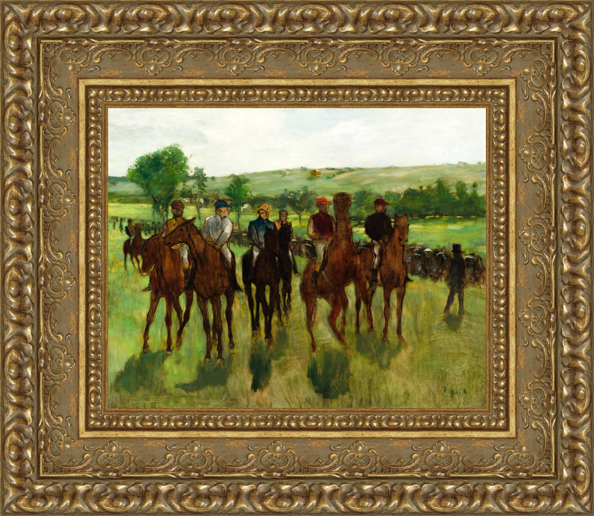 The Riders – Edgar Degas, c. 1885 - Canvas Classics