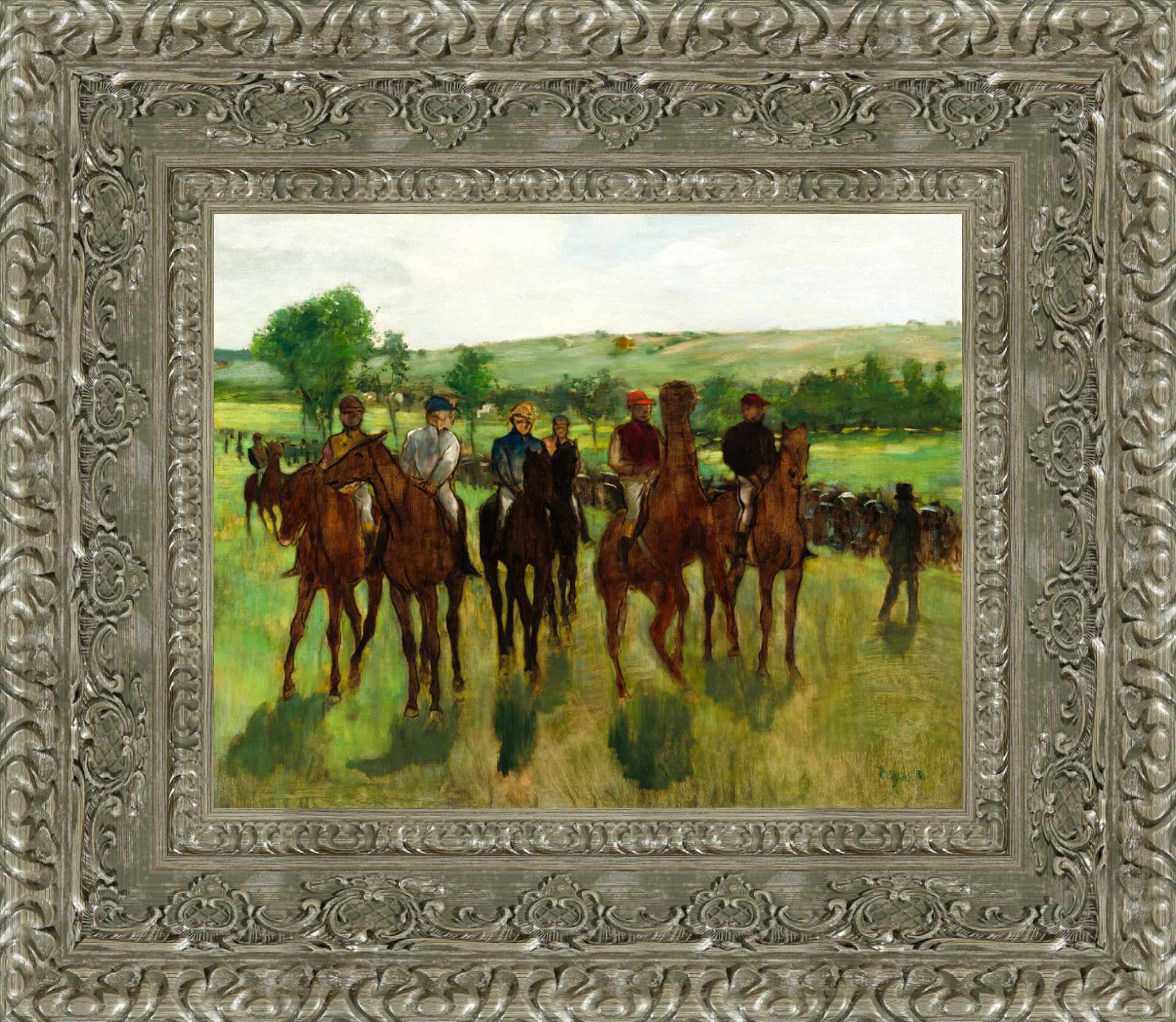 The Riders – Edgar Degas, c. 1885 - Canvas Classics