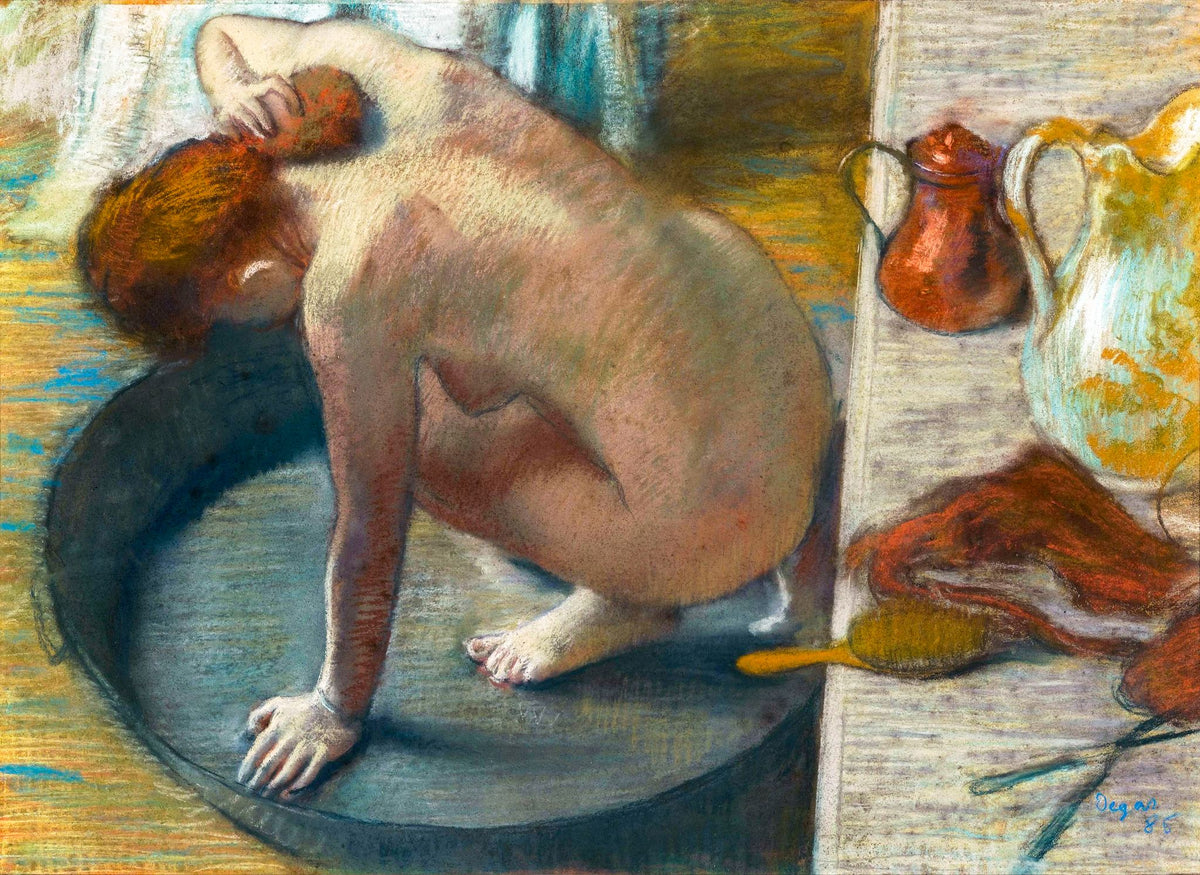The Tub – Edgar Degas, 1886, framed
