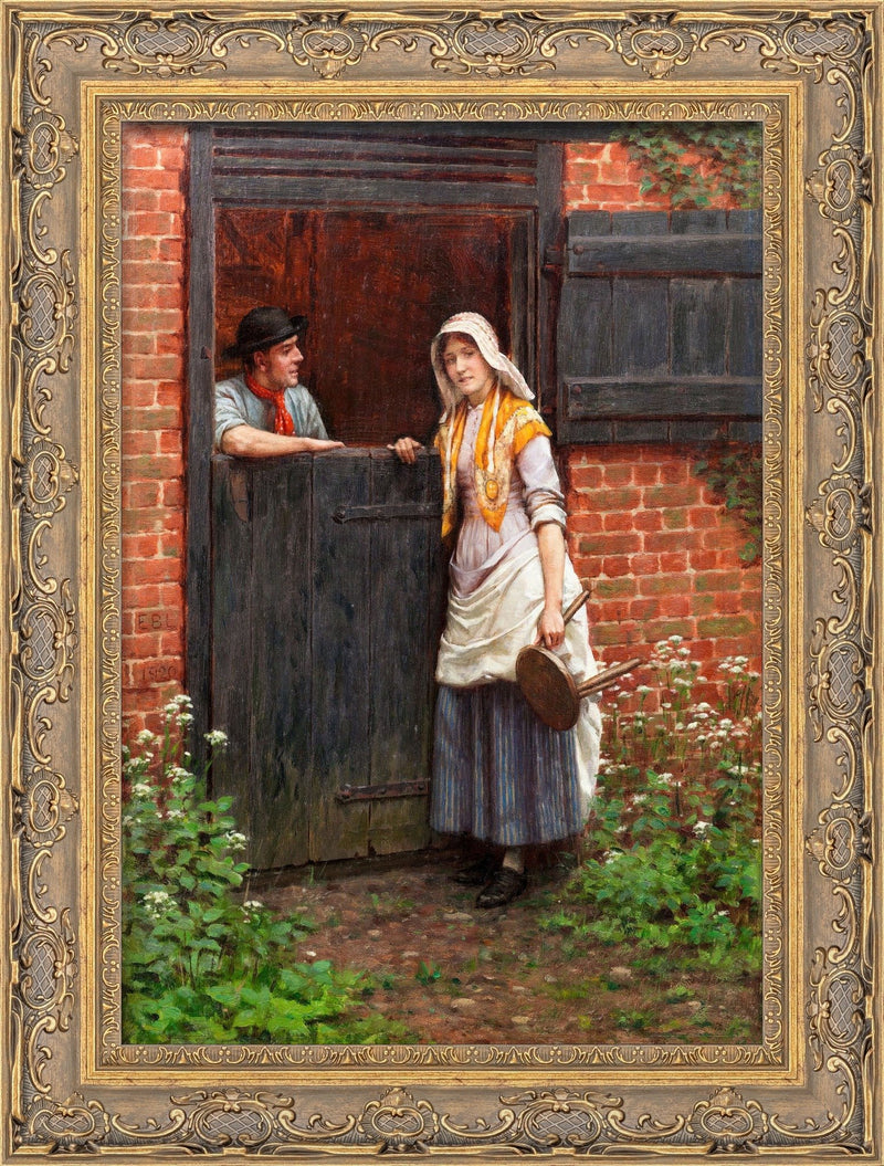 An Oft Told Tale – Edmund Blair Leighton, 1902