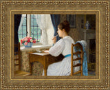 Straying Thoughts – Edmund Blair Leighton, 1913