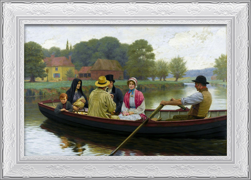 The Ferry – Edmund Blair Leighton, 1897