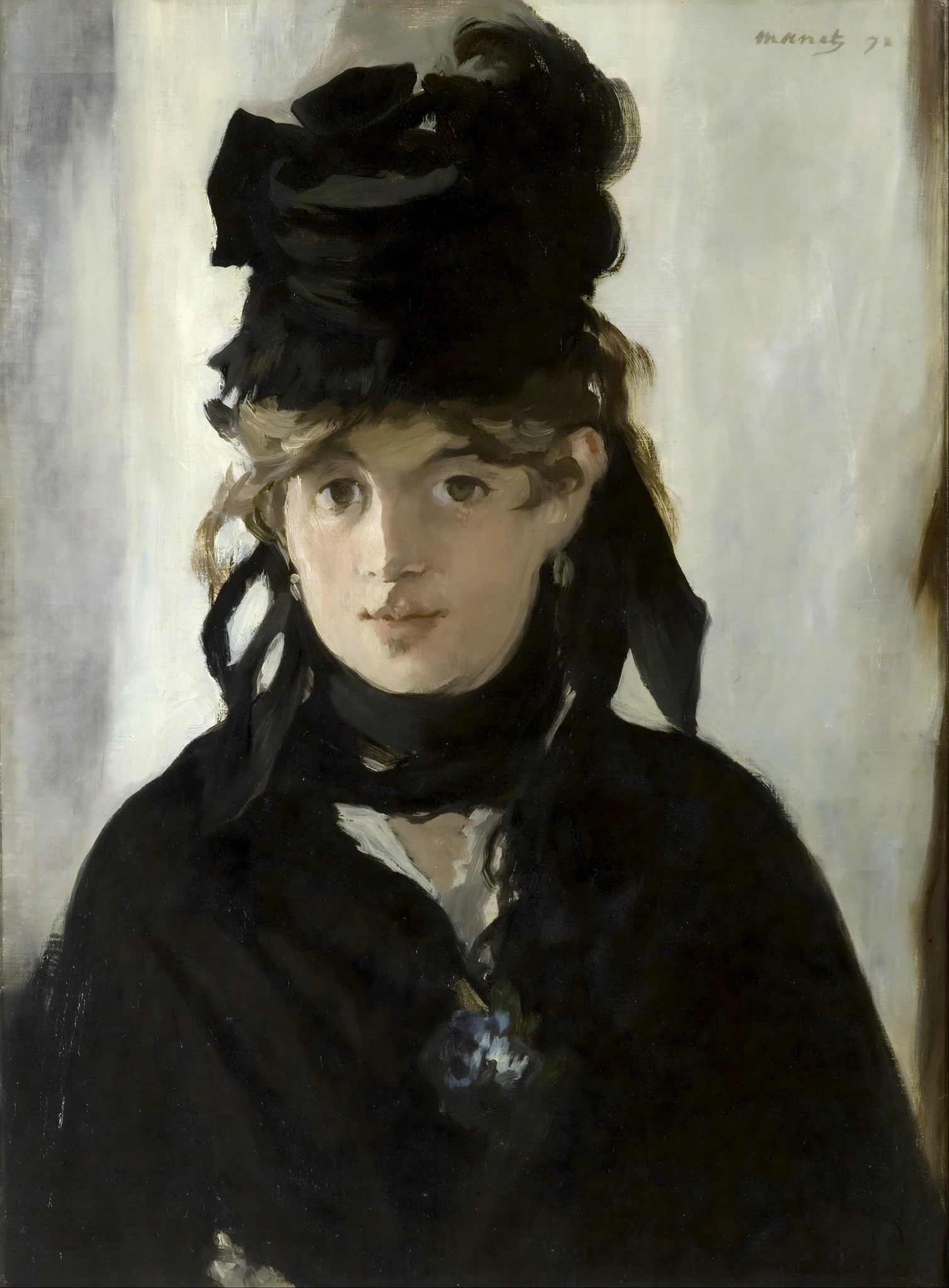 Berthe Morisot with a Bouquet of Violets