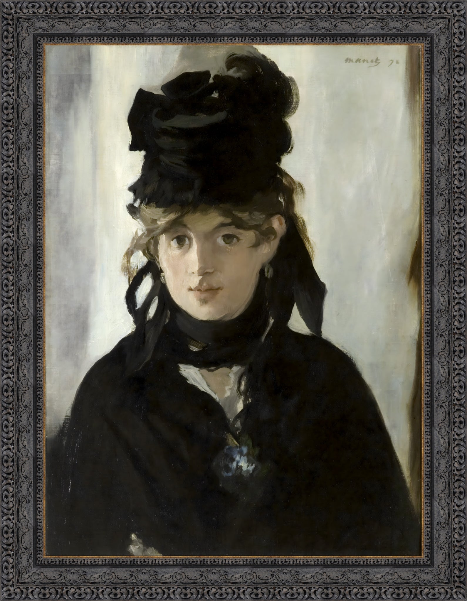 Berthe Morisot with a Bouquet of Violets