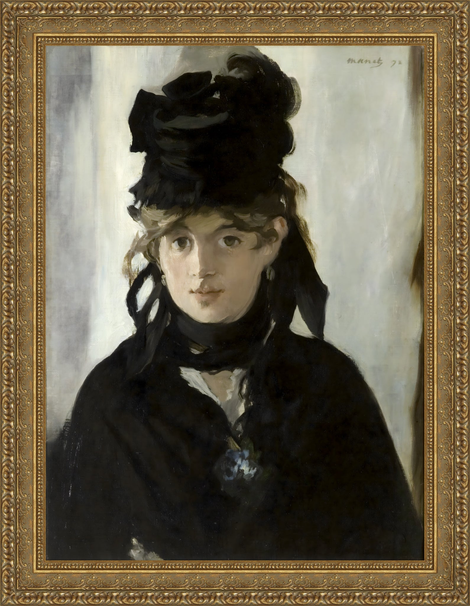 Berthe Morisot with a Bouquet of Violets