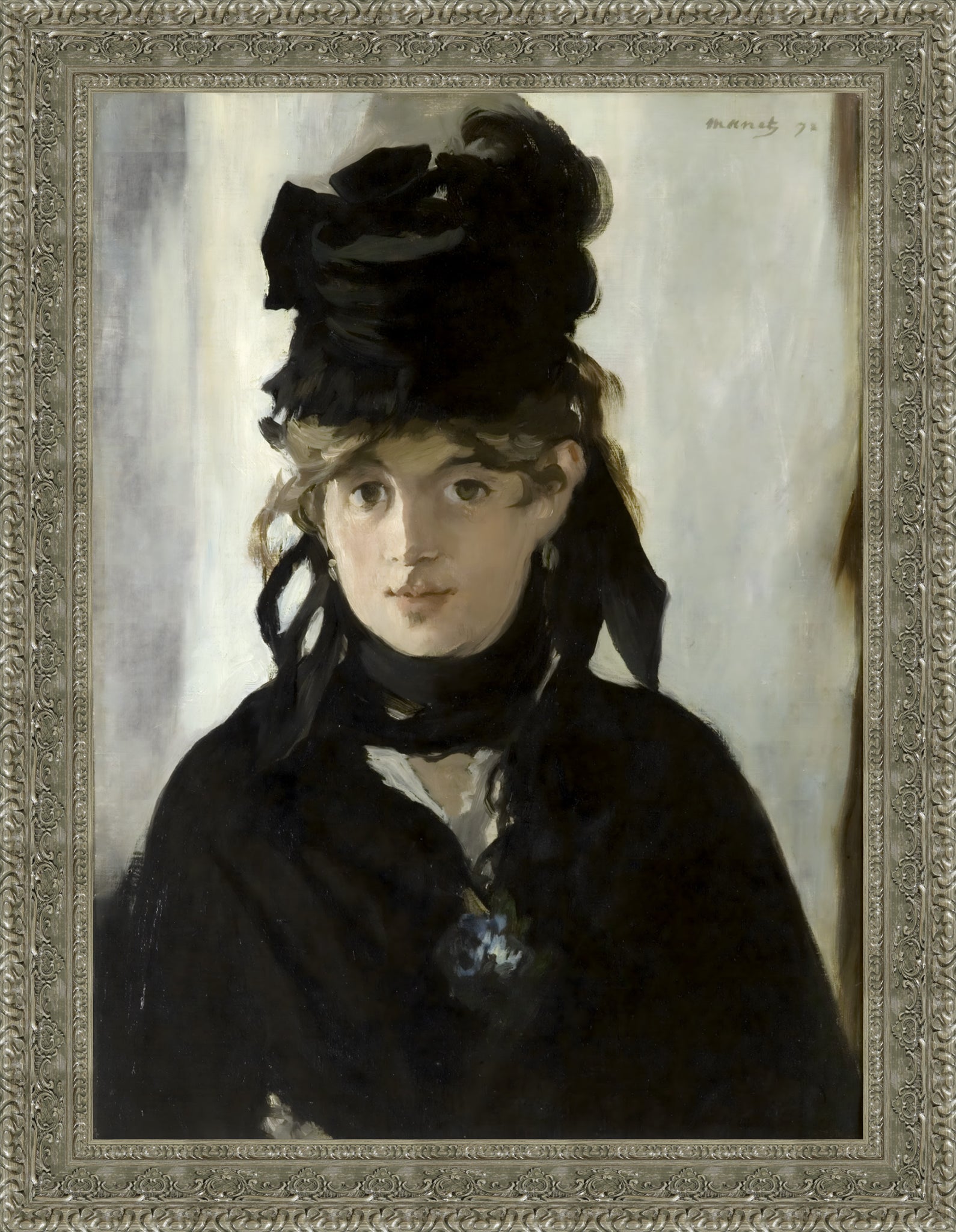 Berthe Morisot with a Bouquet of Violets