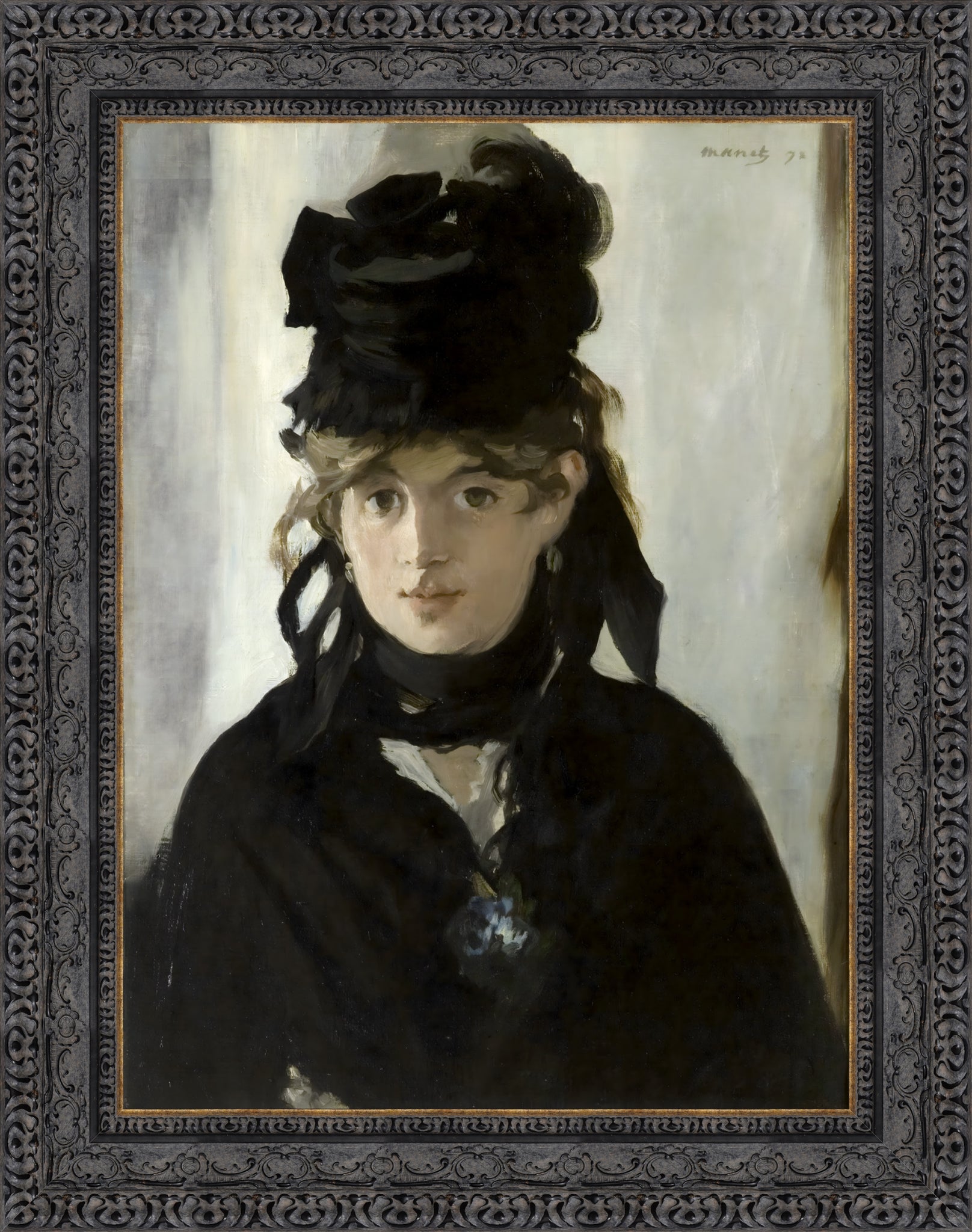 Berthe Morisot with a Bouquet of Violets