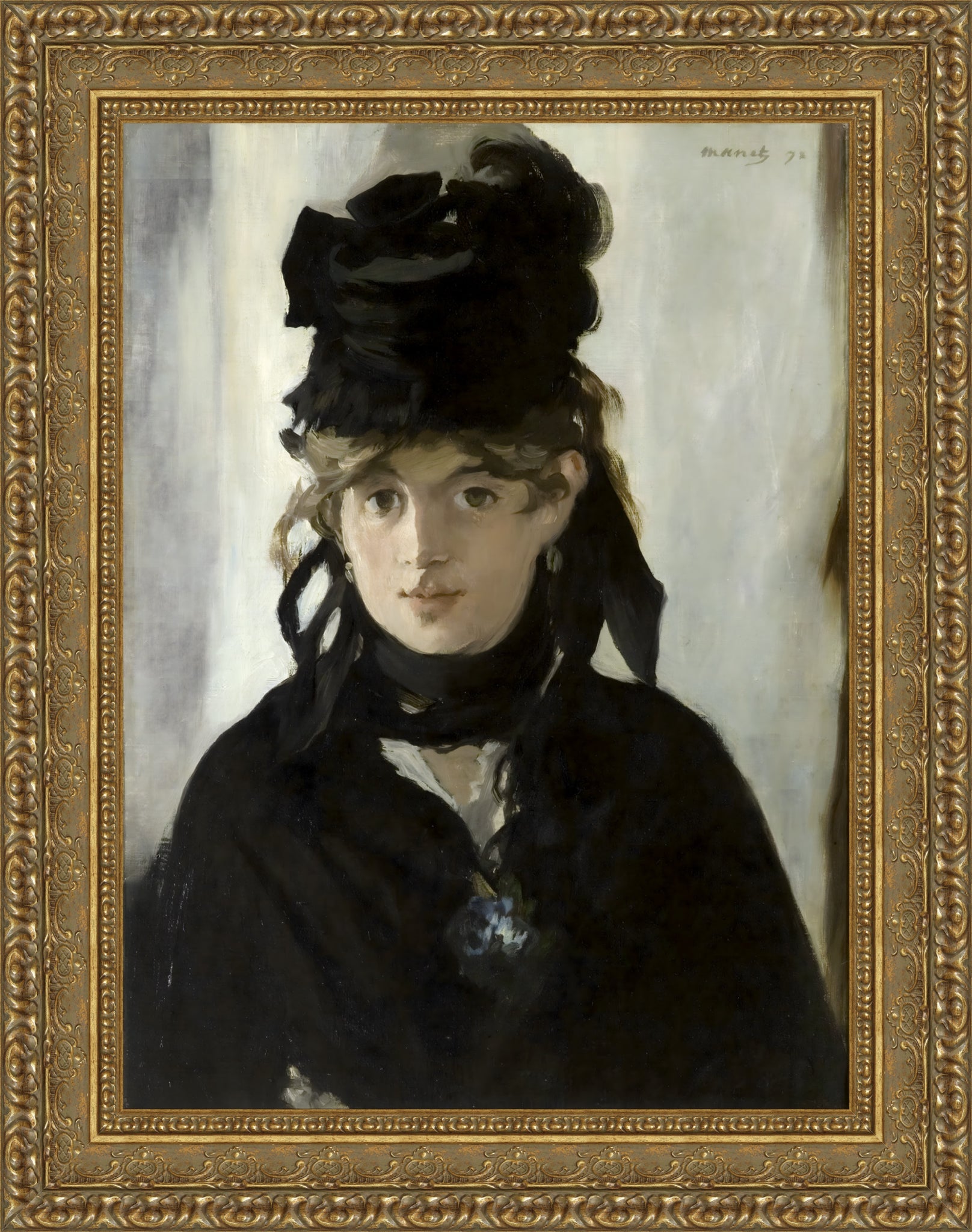 Berthe Morisot with a Bouquet of Violets