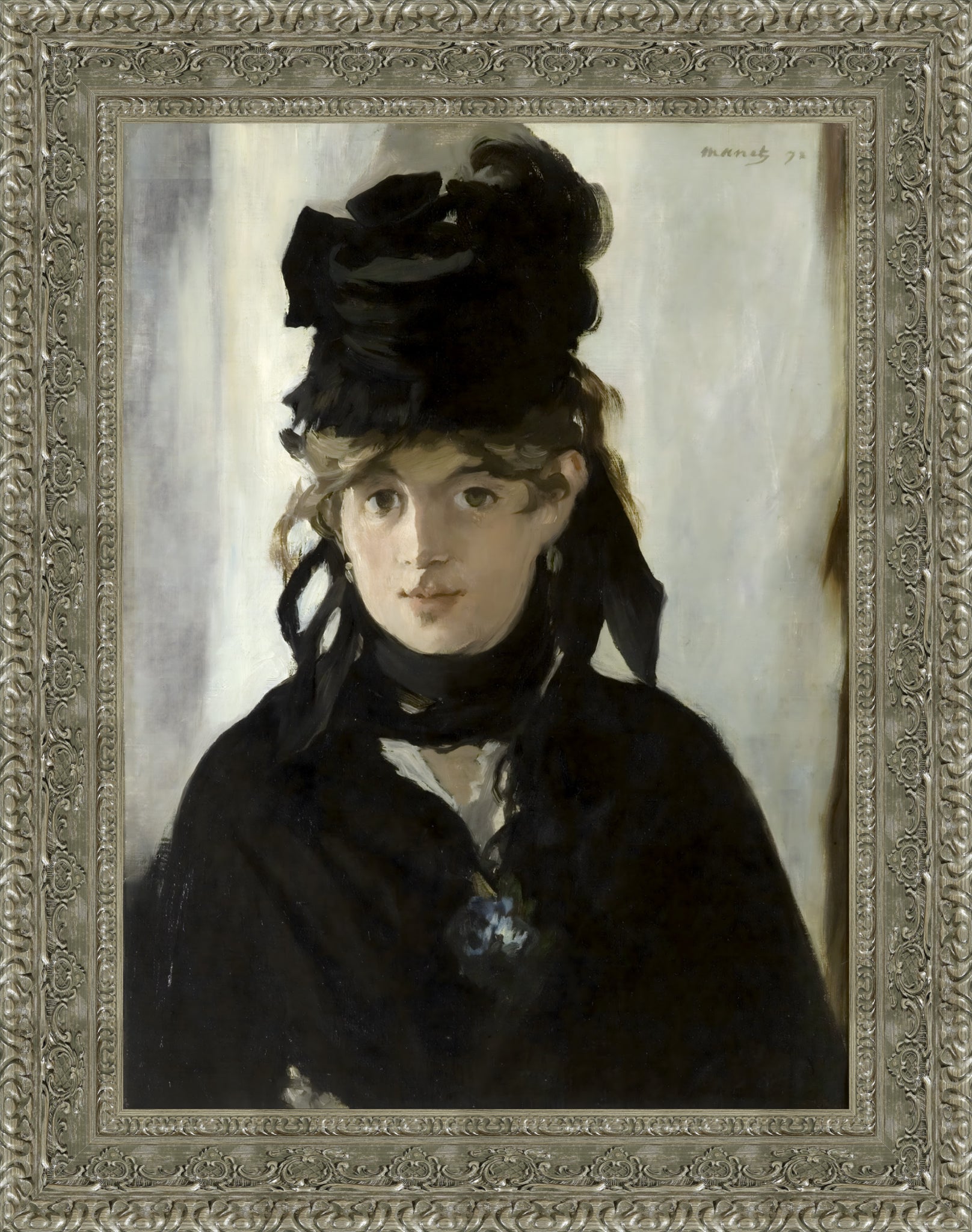 Berthe Morisot with a Bouquet of Violets