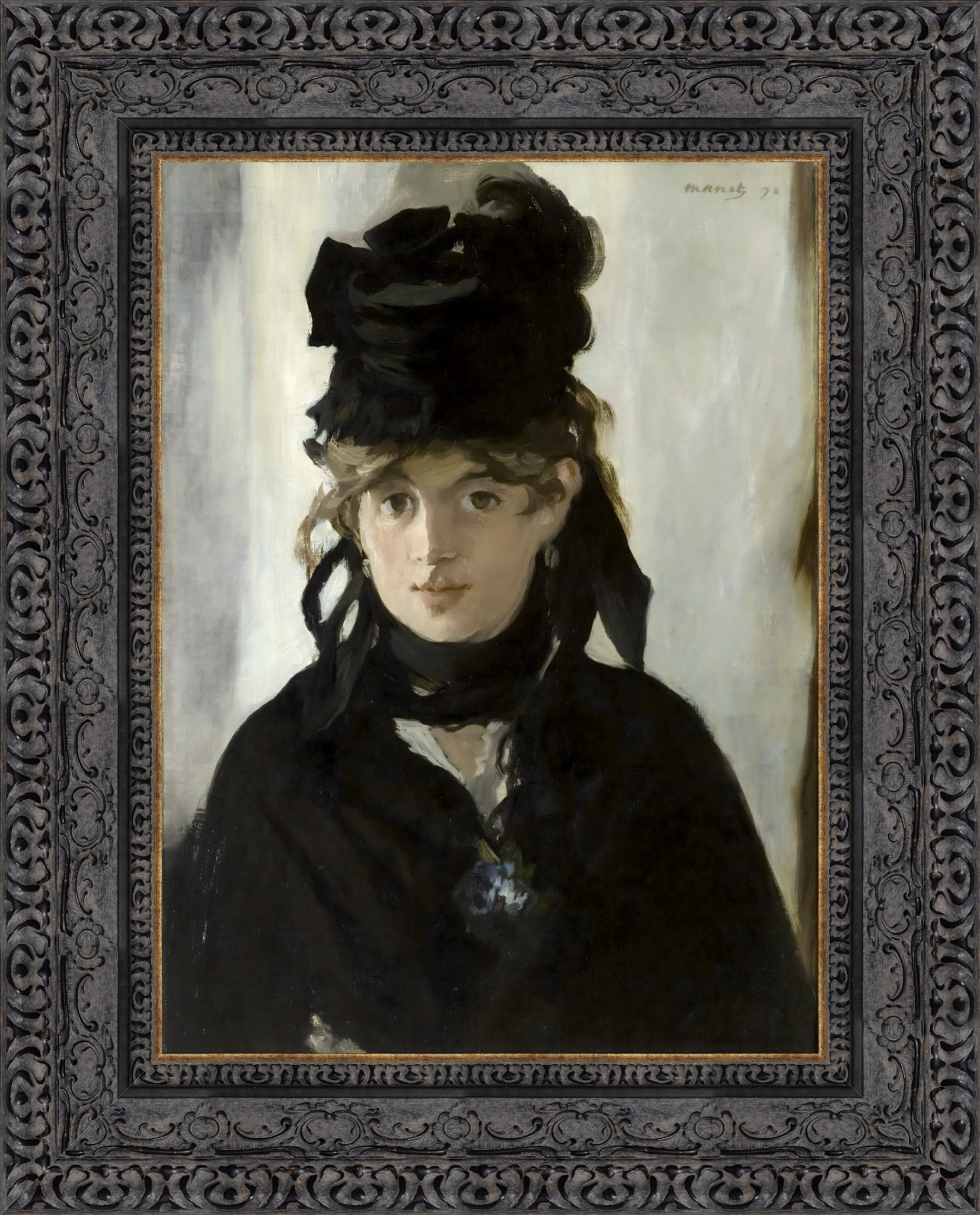 Berthe Morisot with a Bouquet of Violets