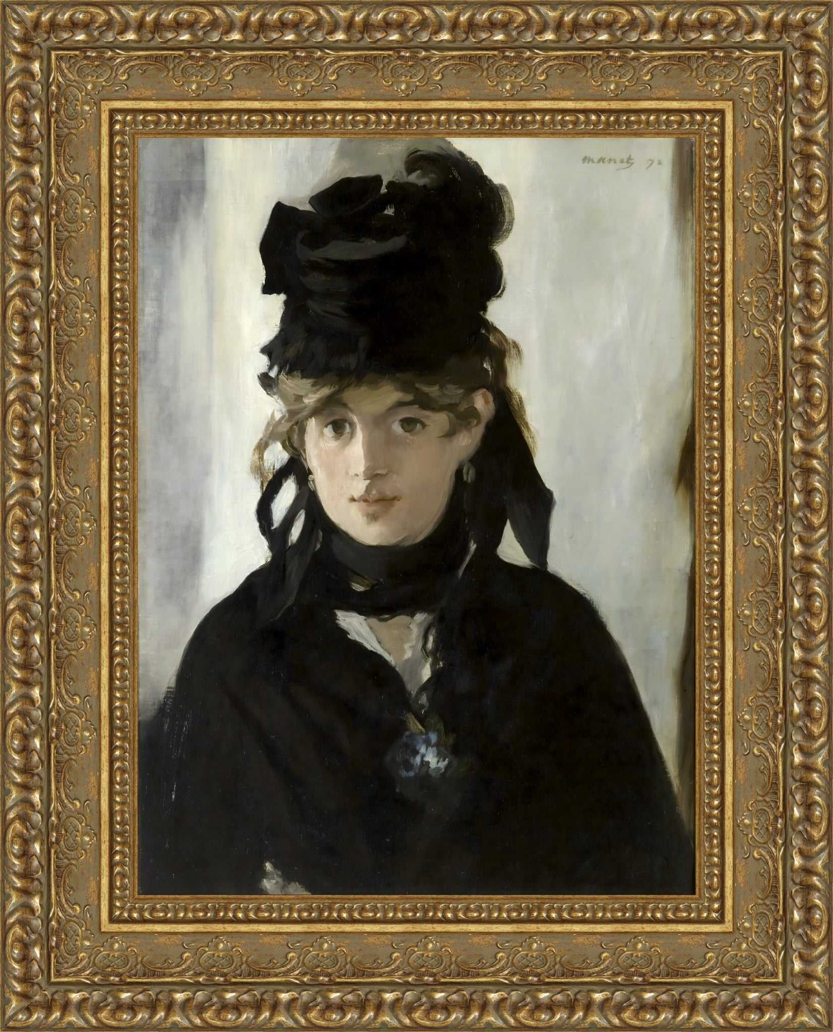 Berthe Morisot with a Bouquet of Violets