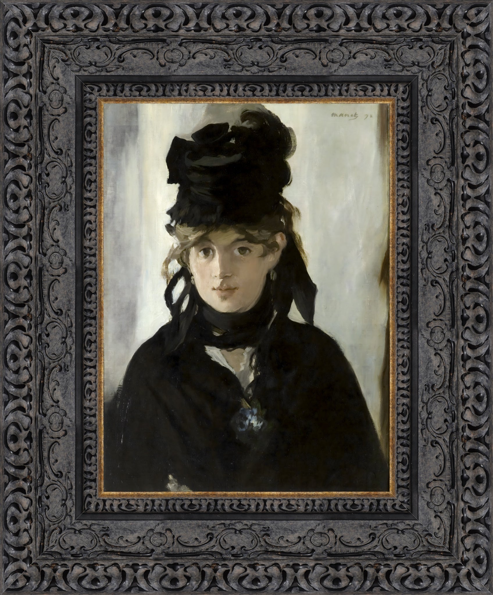 Berthe Morisot with a Bouquet of Violets