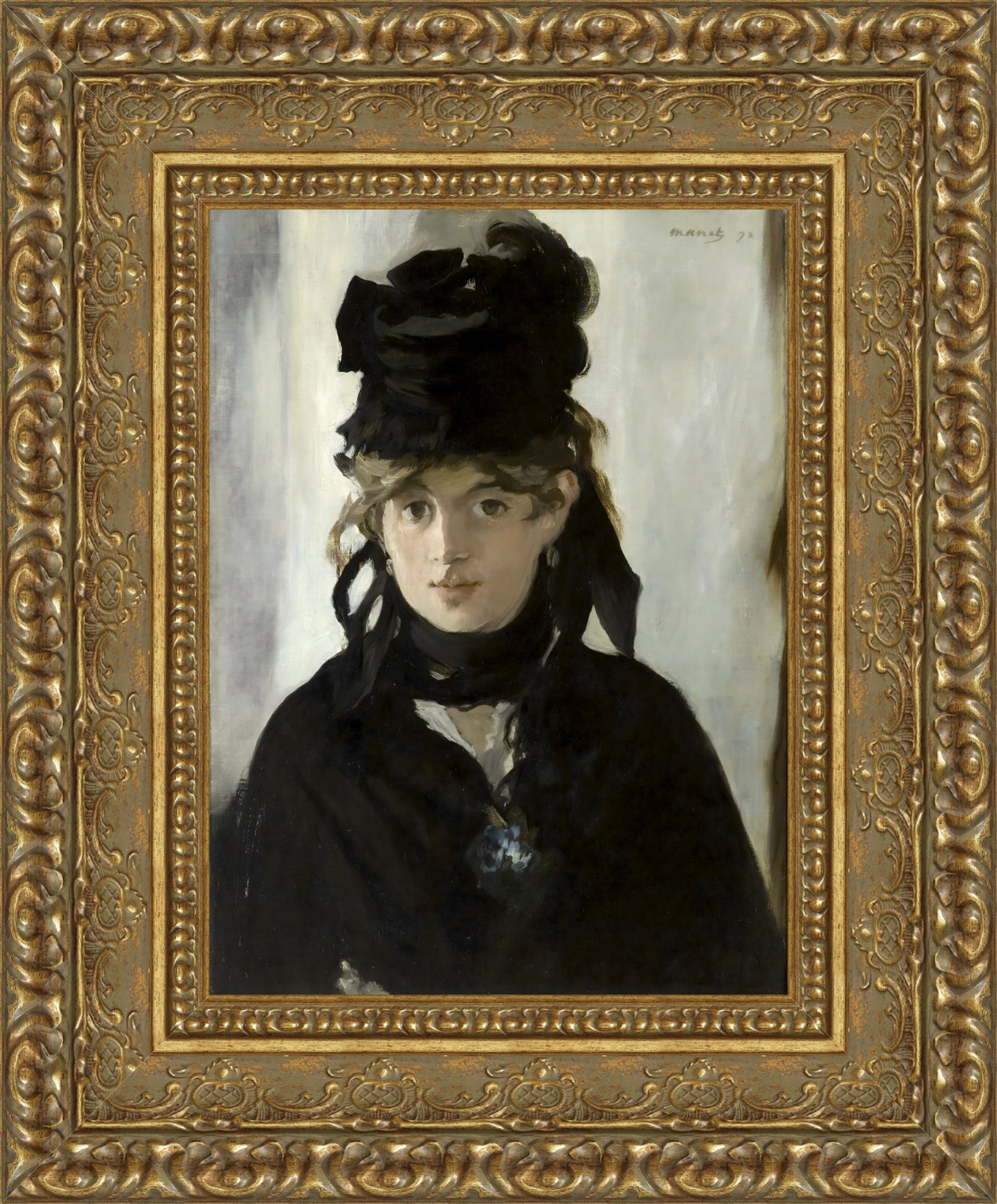 Berthe Morisot with a Bouquet of Violets