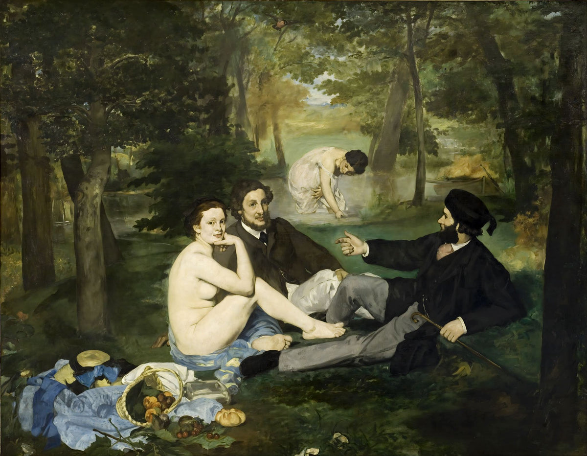 Luncheon on the Grass – Édouard Manet, 1863, framed