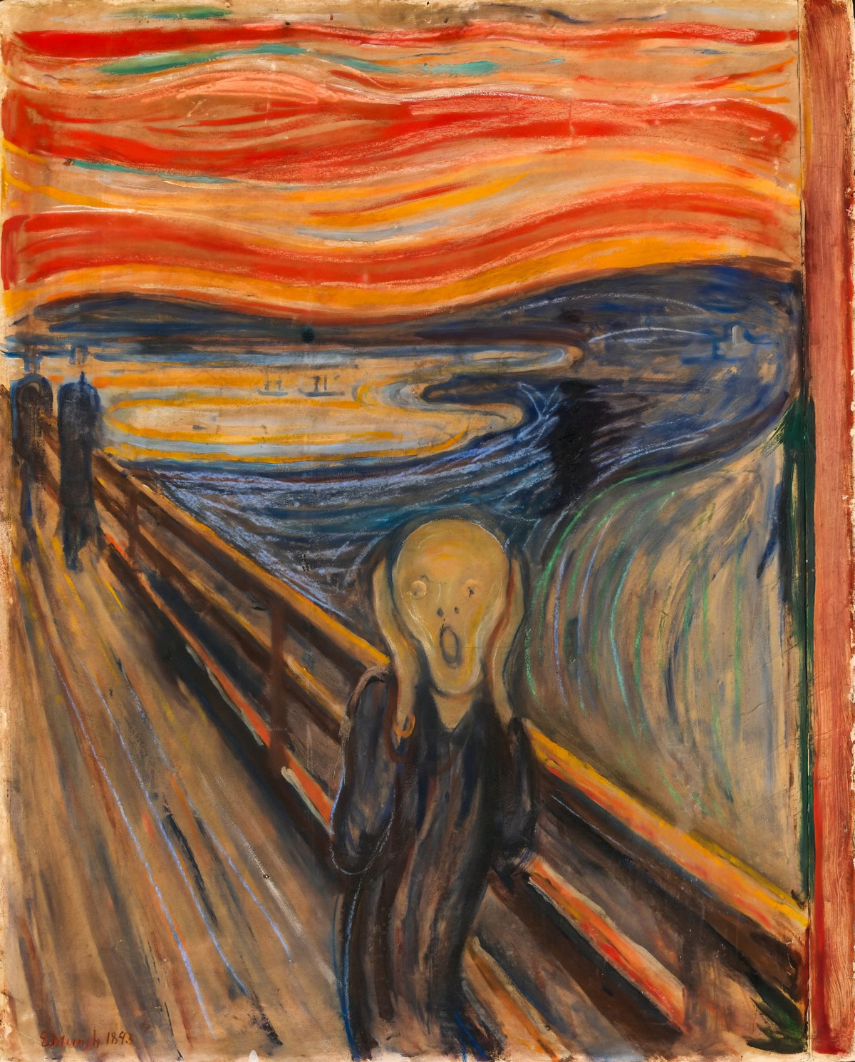 The Scream – Edvard Munch, 1893, framed
