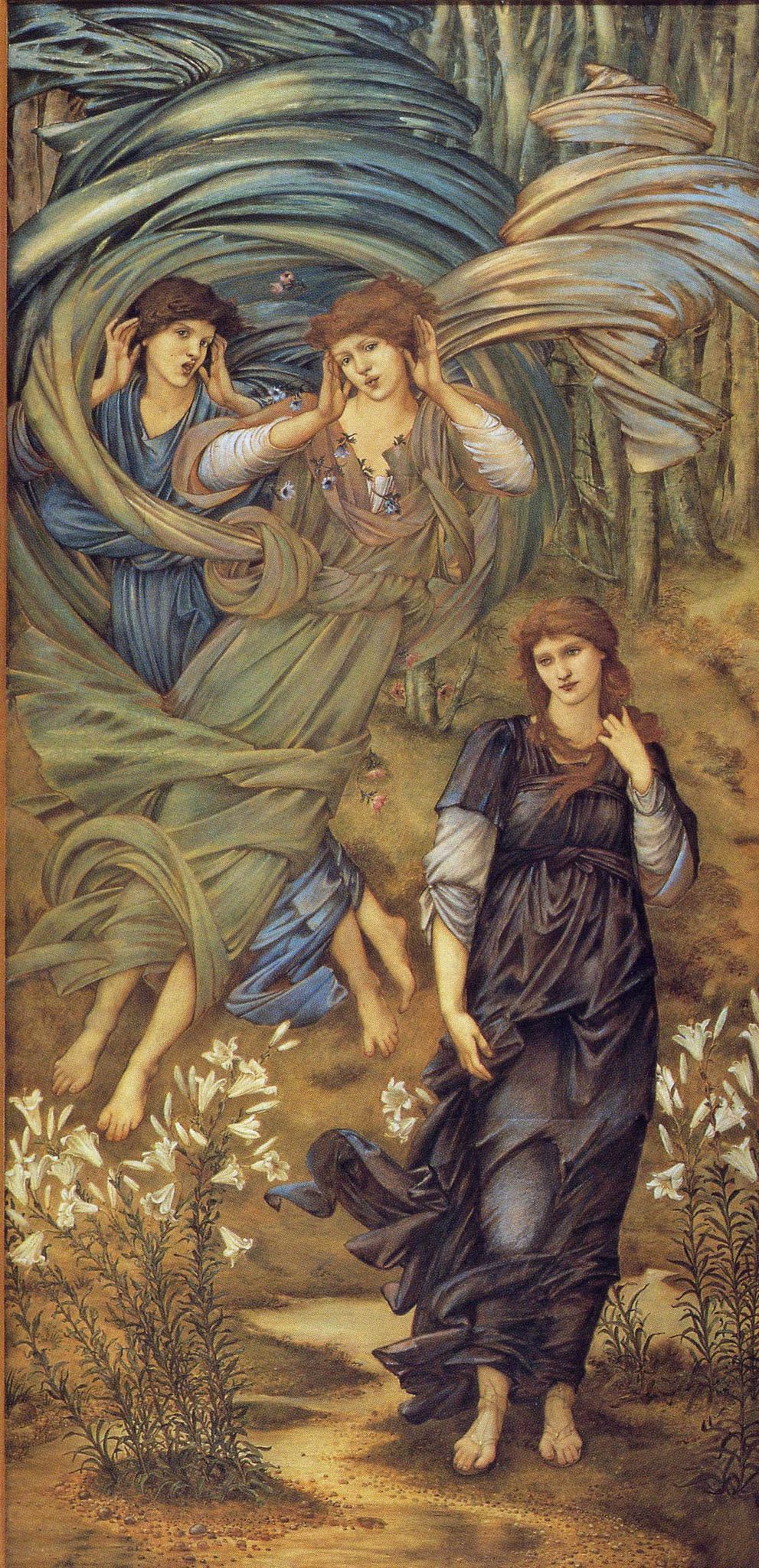 Sponsa De Libano – Edward Burne-Jones, c. 1891, framed