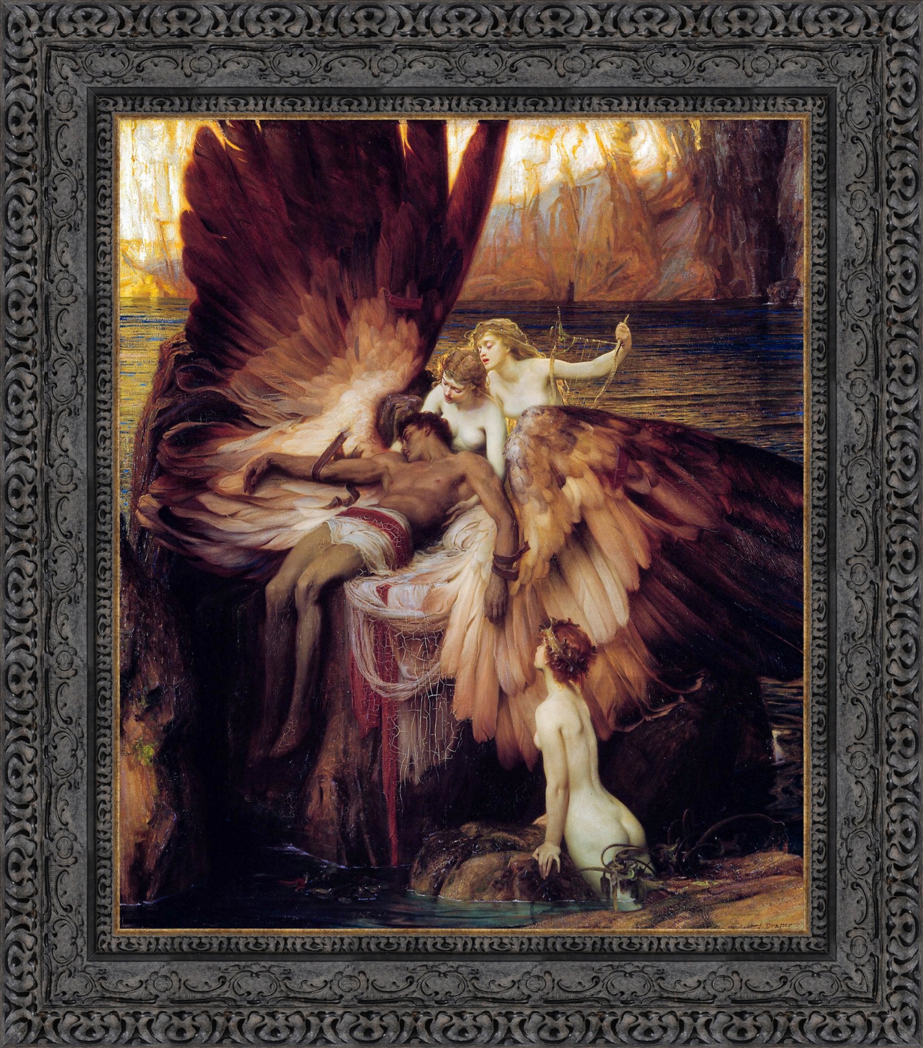 The Lament for Icarus – Herbert Draper, 1898 - Canvas Classics