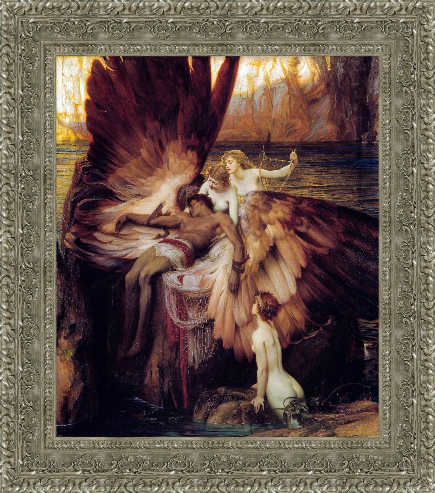 The Lament for Icarus – Herbert Draper, 1898 - Canvas Classics