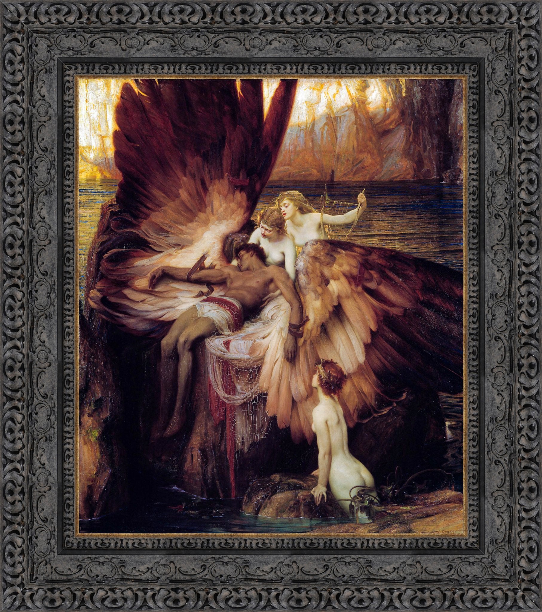 The Lament for Icarus – Herbert Draper, 1898 - Canvas Classics