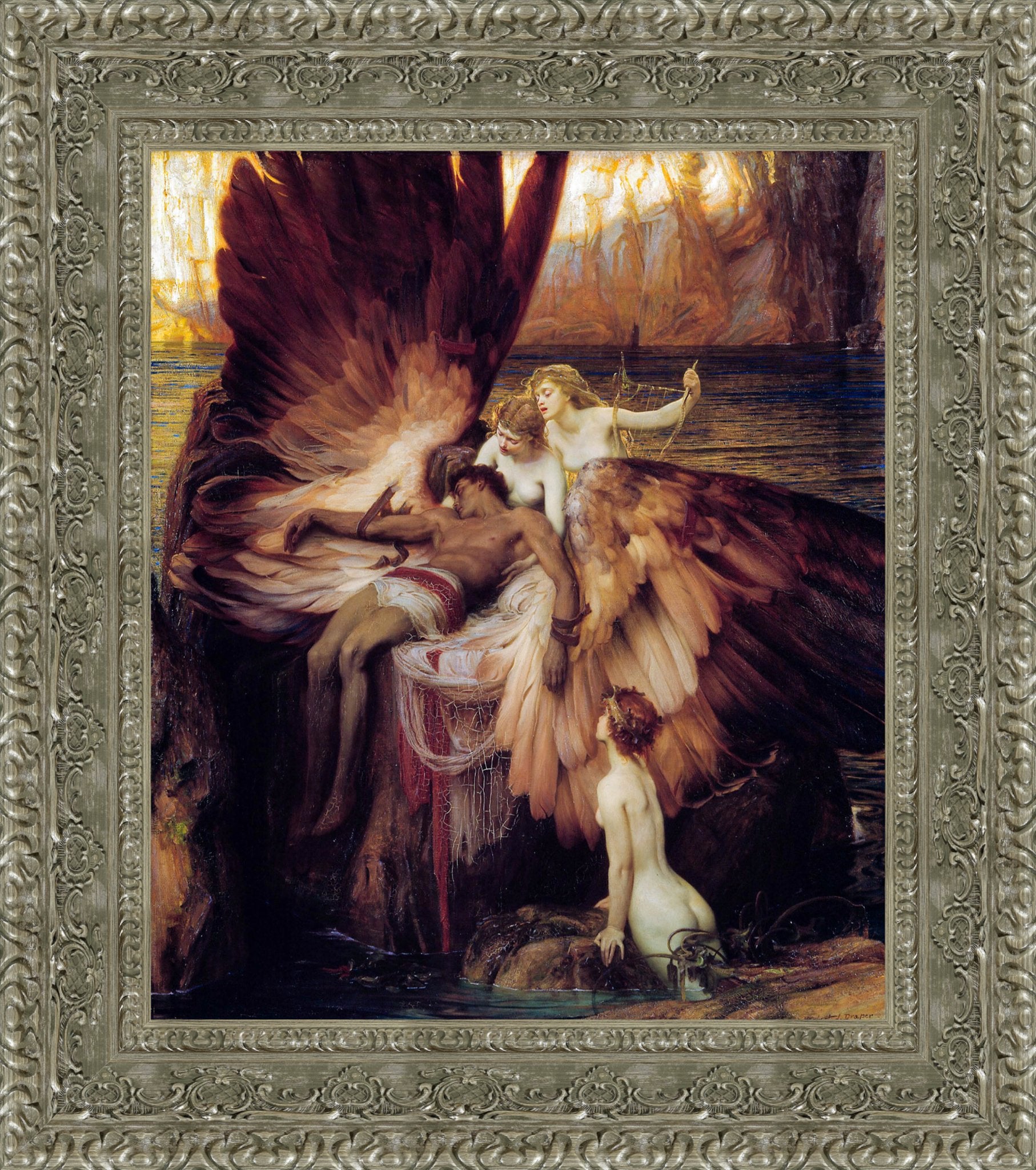 The Lament for Icarus – Herbert Draper, 1898 - Canvas Classics