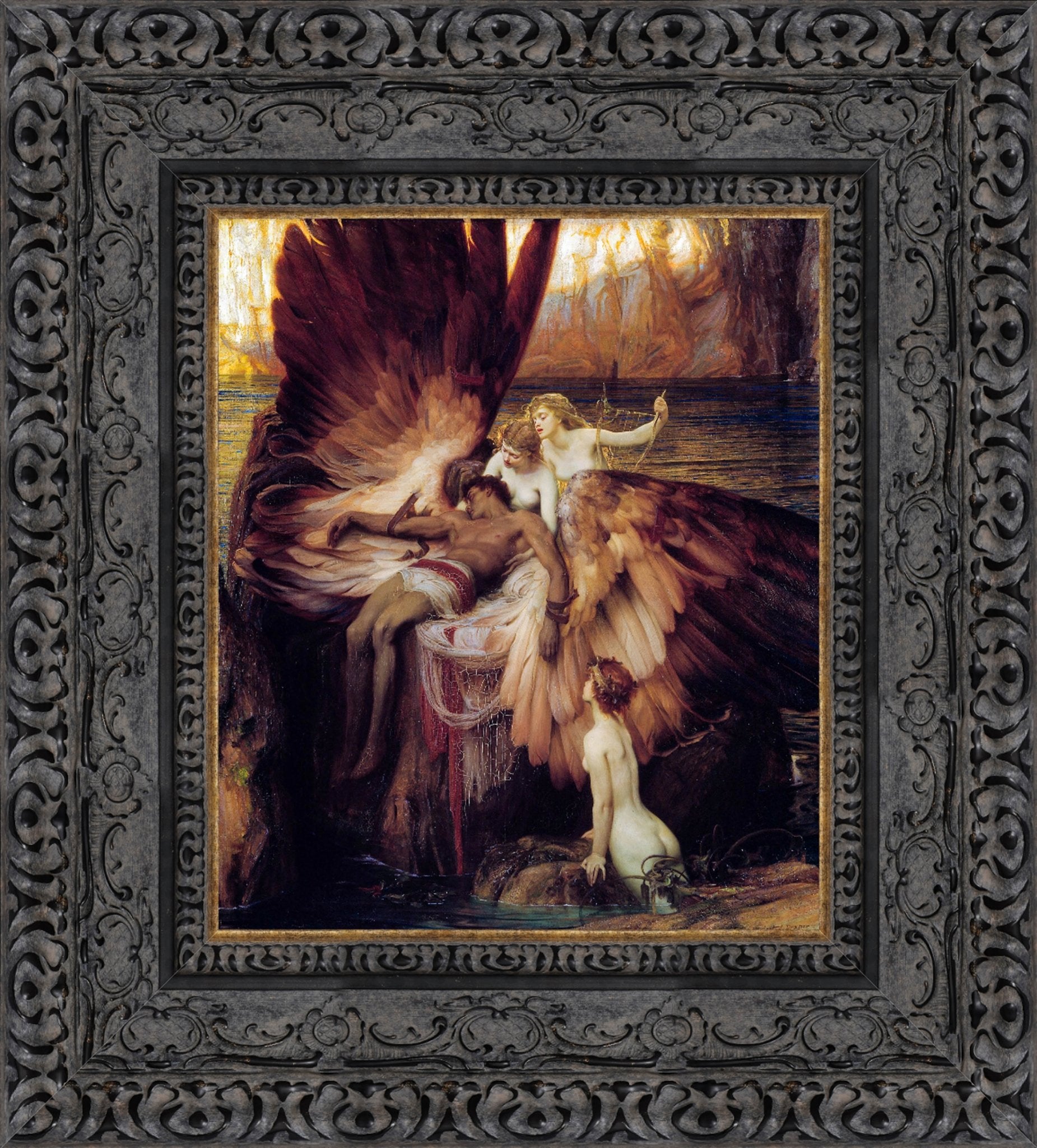 The Lament for Icarus – Herbert Draper, 1898 - Canvas Classics