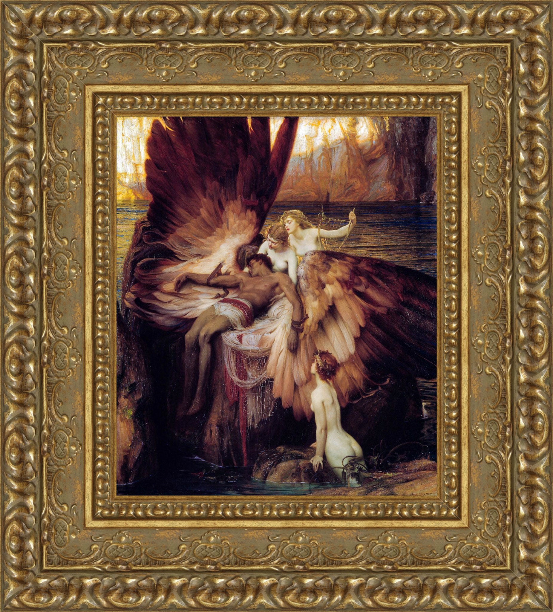 The Lament for Icarus – Herbert Draper, 1898 - Canvas Classics