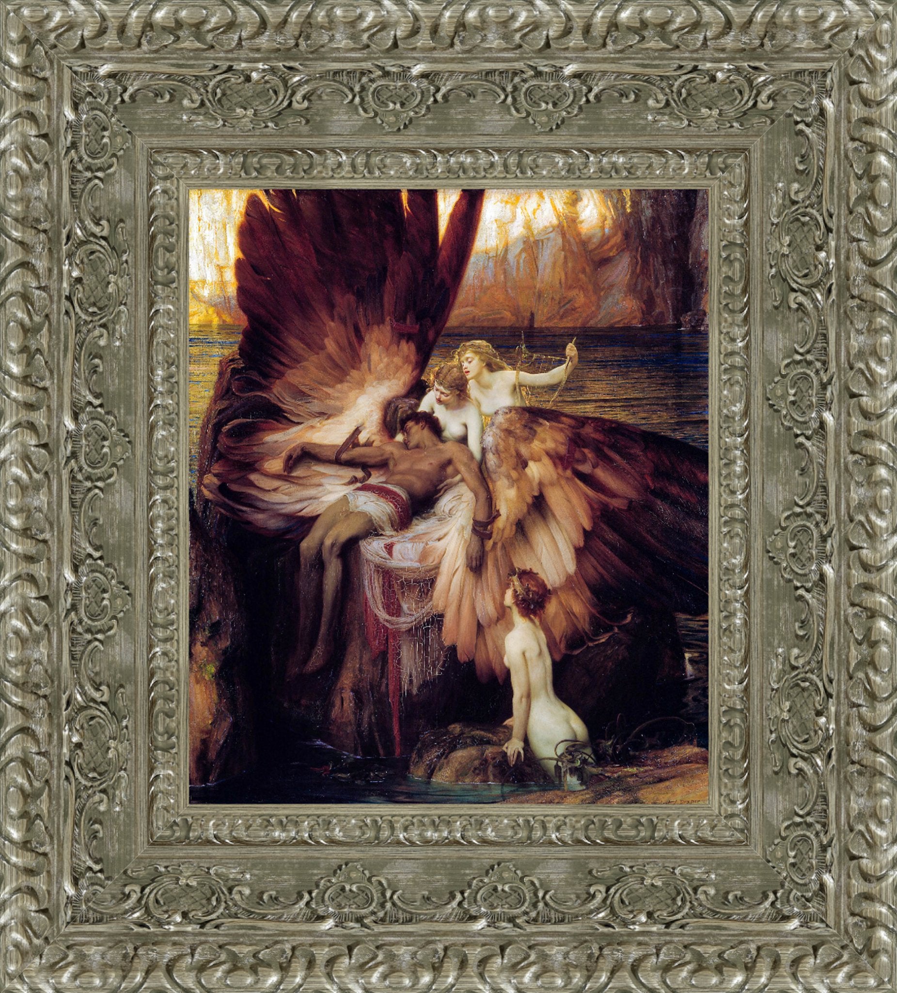 The Lament for Icarus – Herbert Draper, 1898 - Canvas Classics
