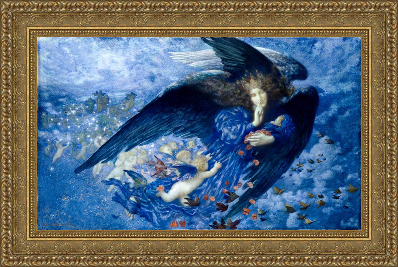 Night With Her Train Of Stars – Edward Robert Hughes, 1912