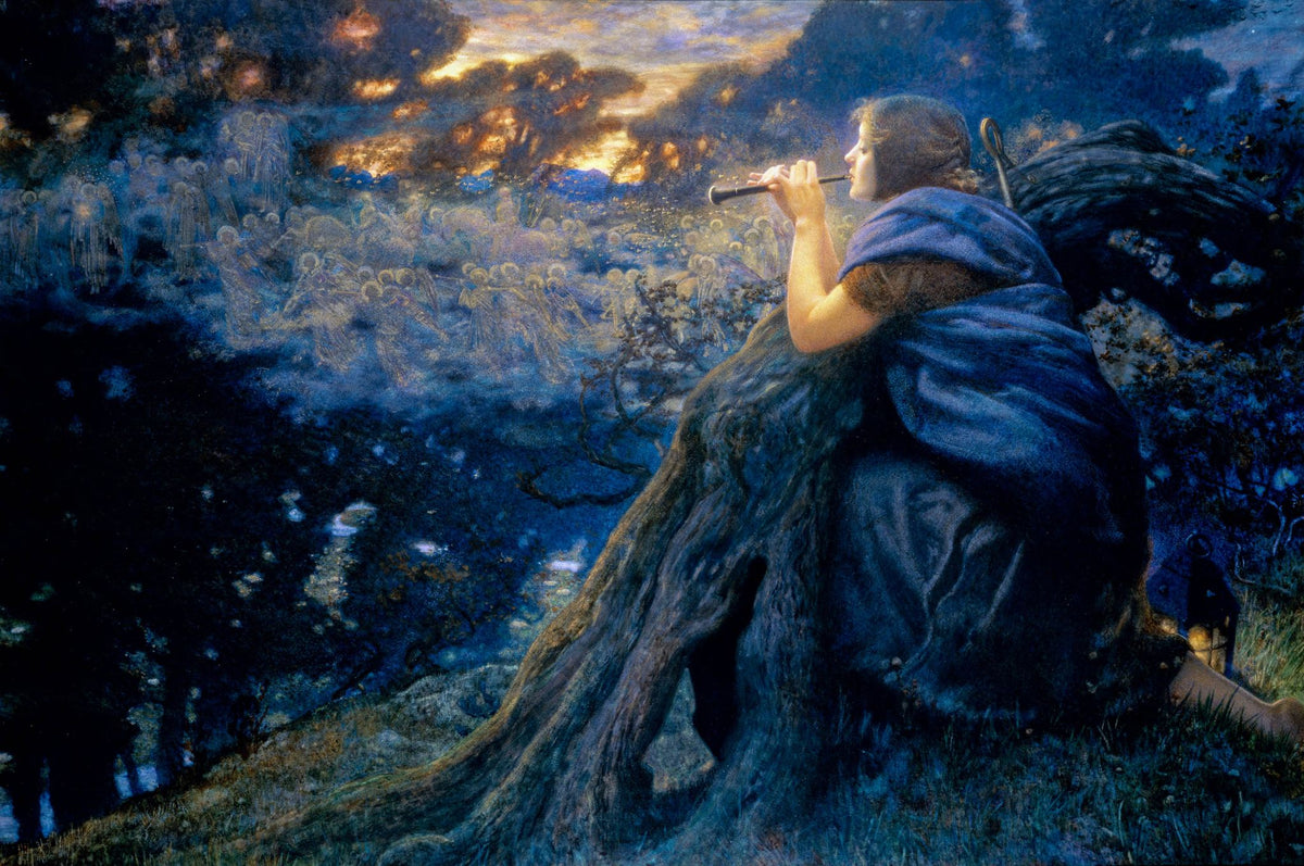 Twilight Fantasies – Edward Robert Hughes, 1911, framed