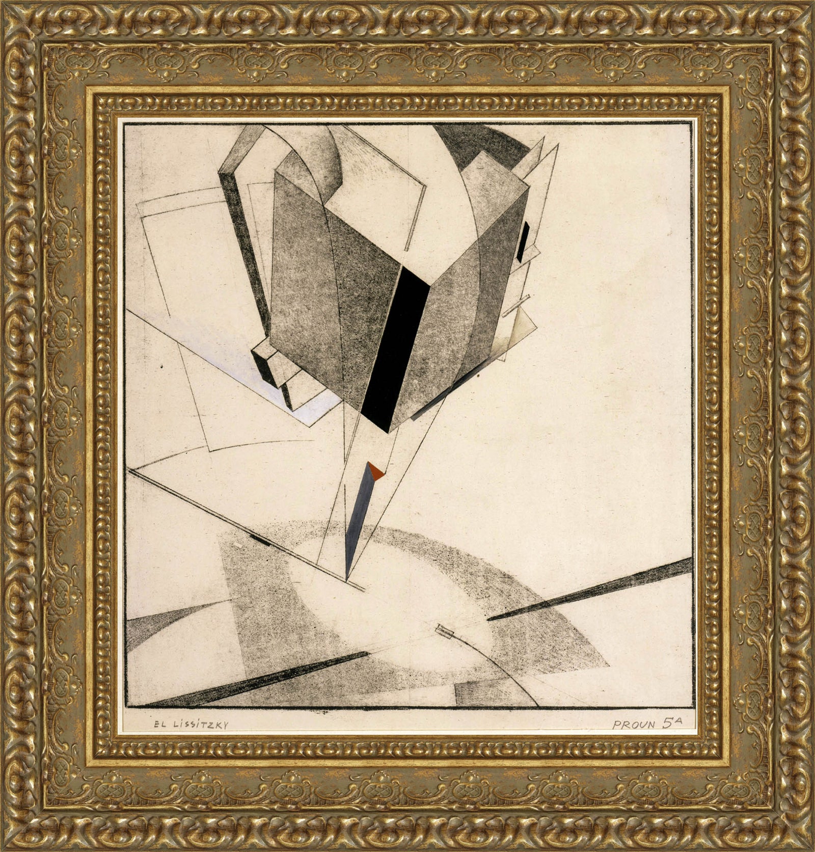 Proun 5a – El Lissitzky, 1923