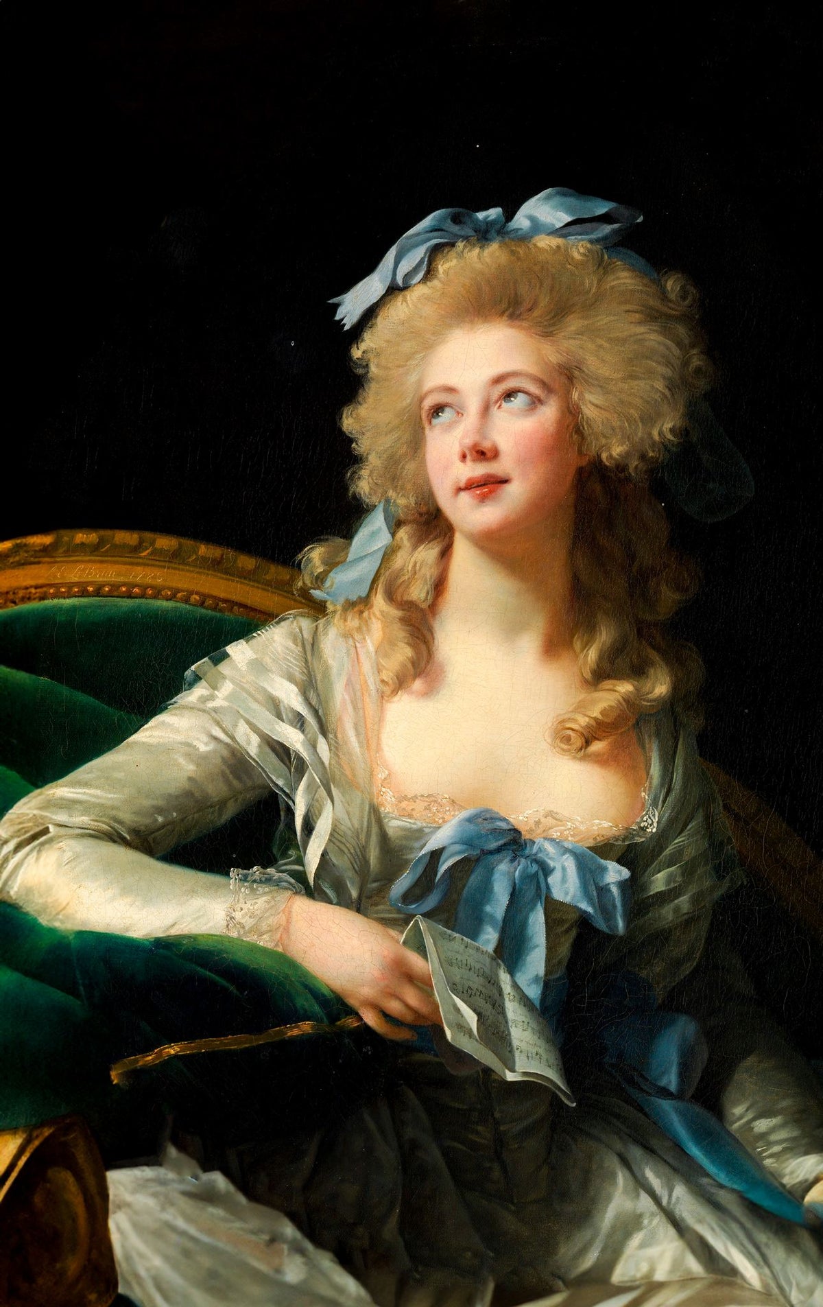Madame Grand – Elisabeth Louise Vigée Le Brun, 1783, framed