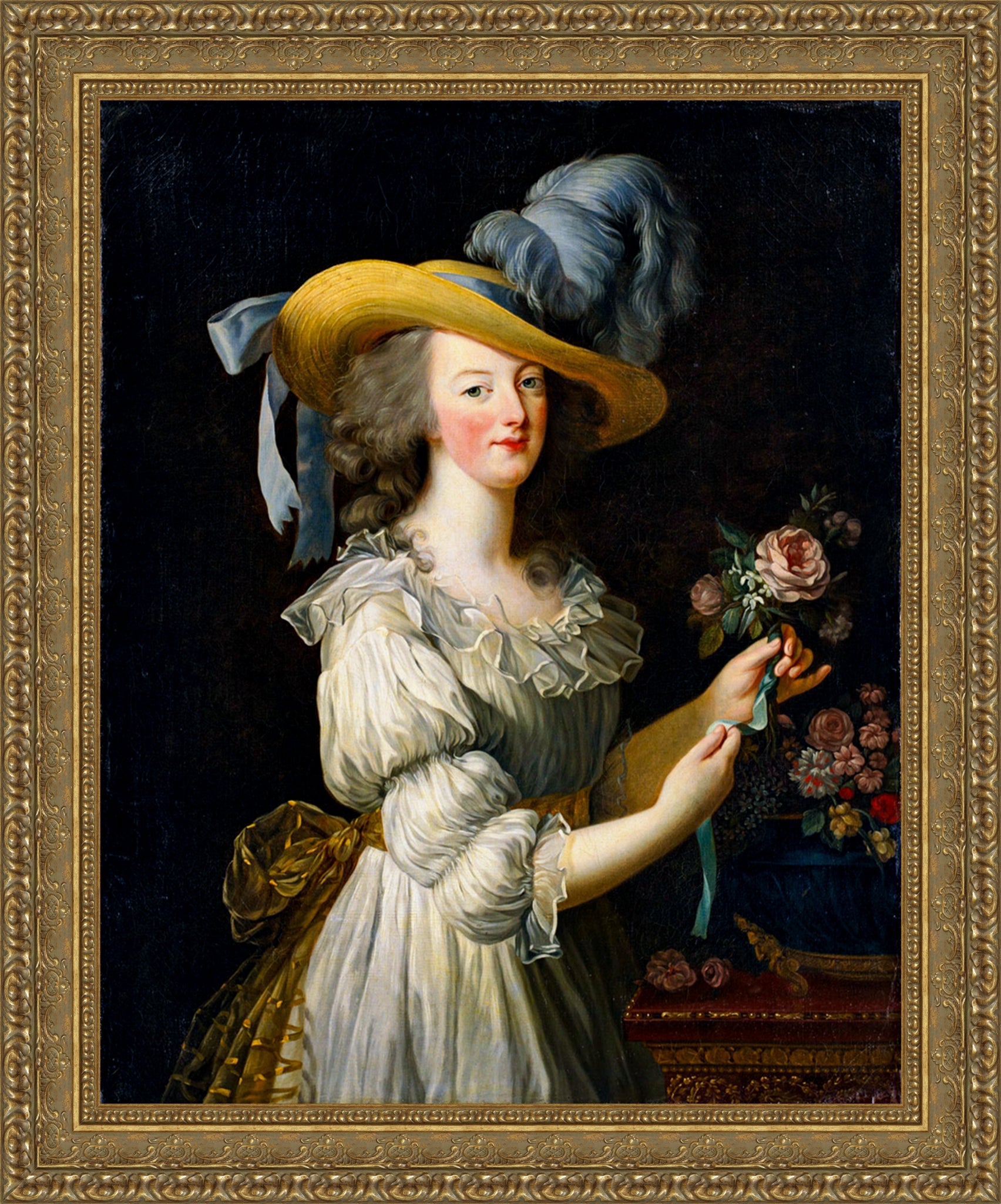 Marie Antionette in a Chemise Dress