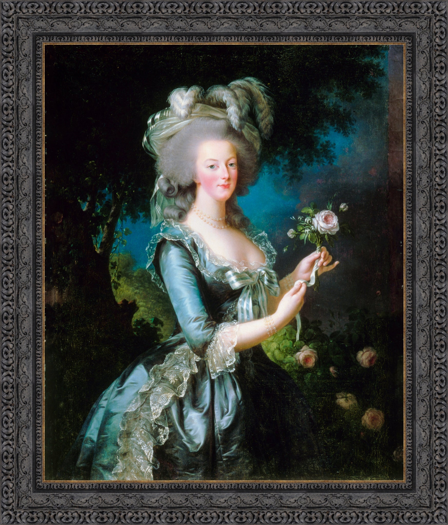 Marie Antionette with a Rose