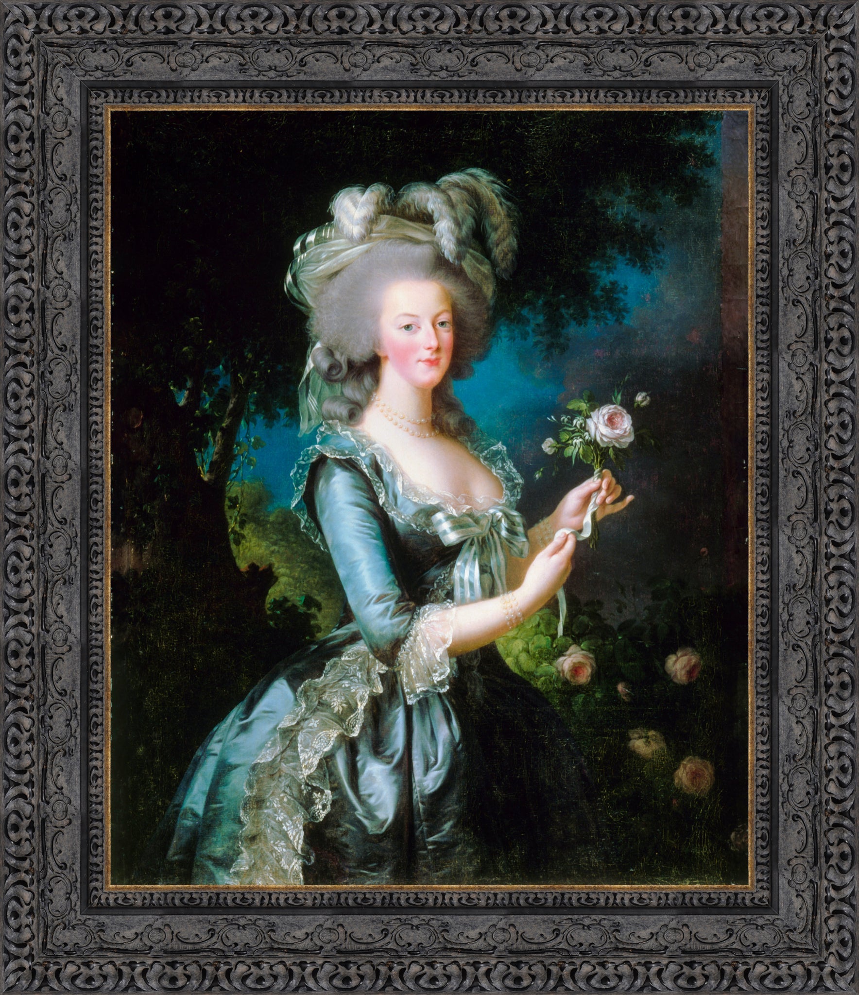 Marie Antionette with a Rose