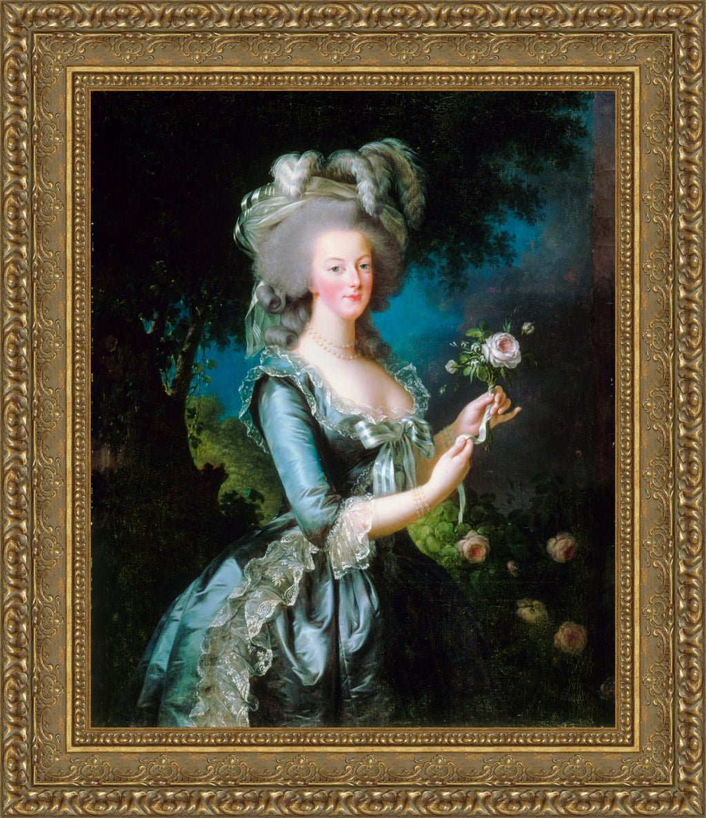Marie Antionette with a Rose
