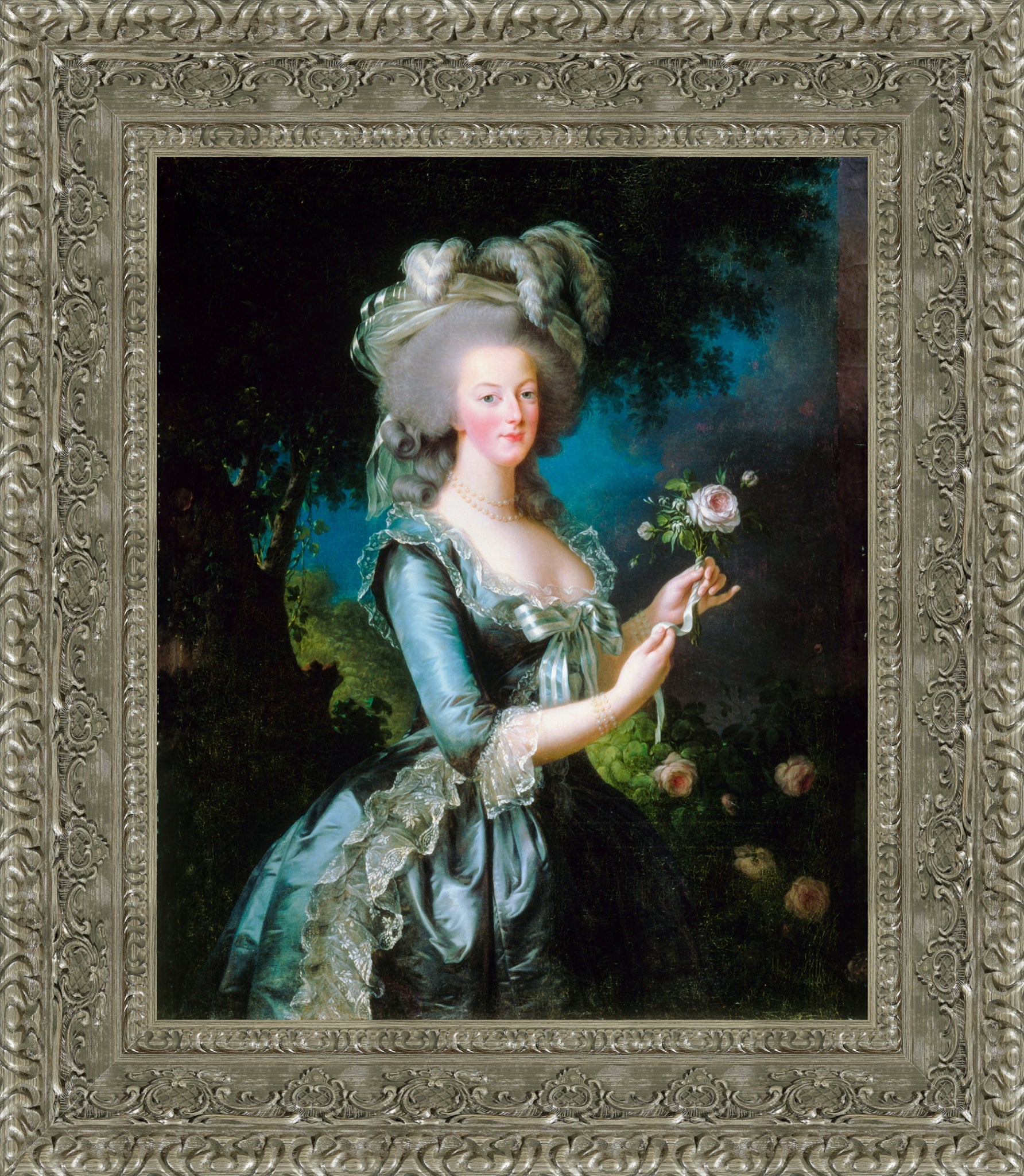 Marie Antionette with a Rose