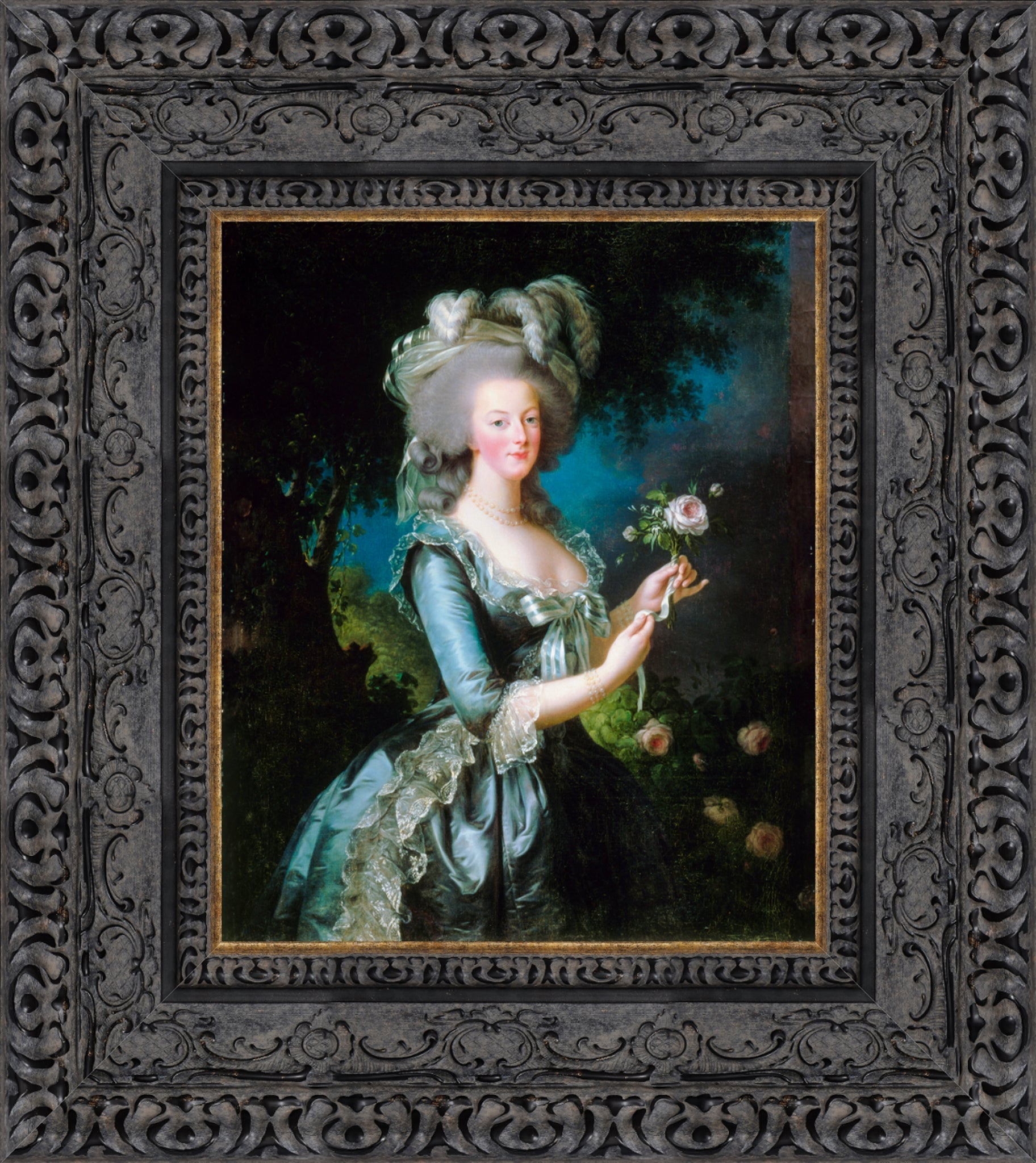 Marie Antionette with a Rose
