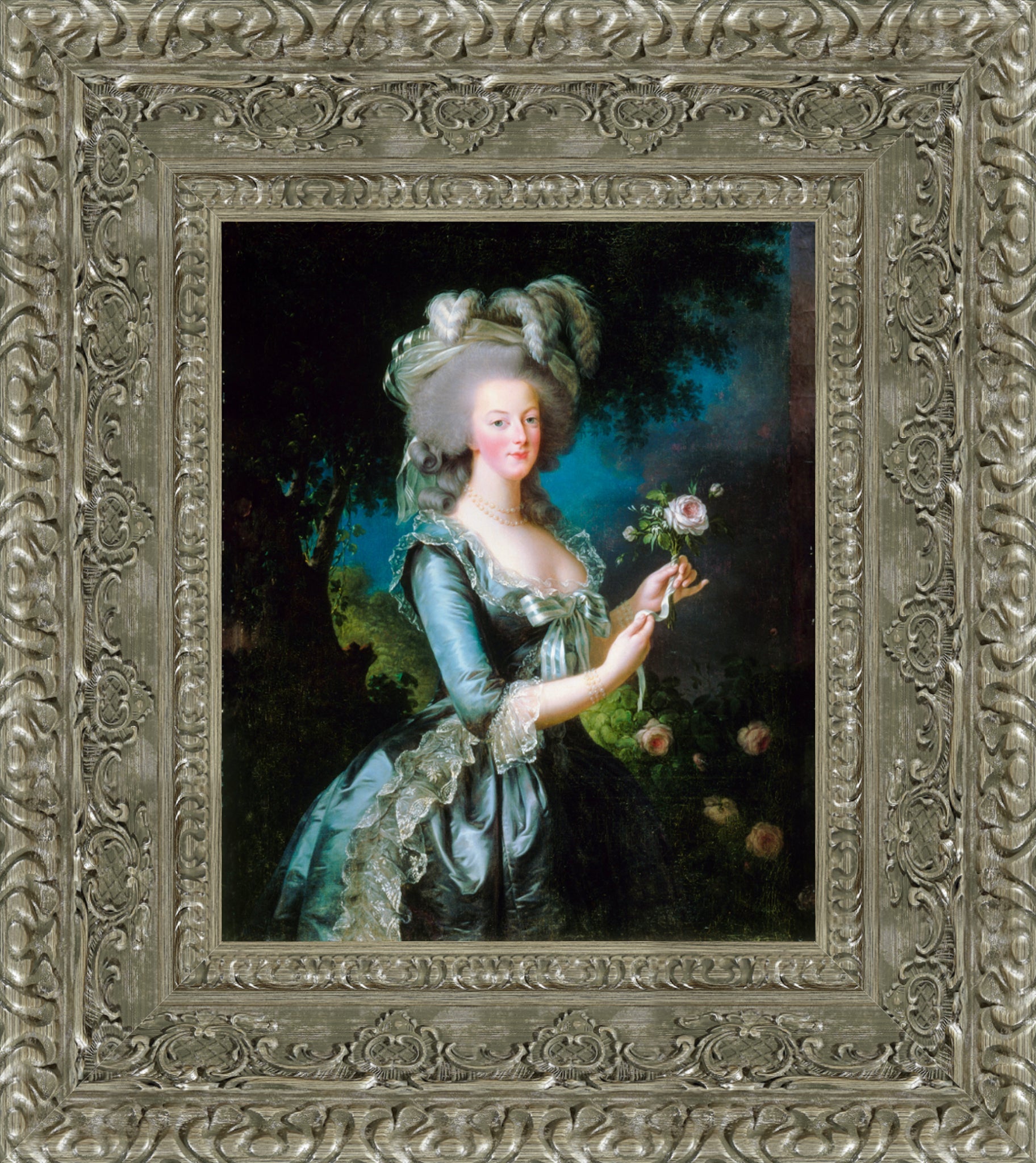 Marie Antionette with a Rose
