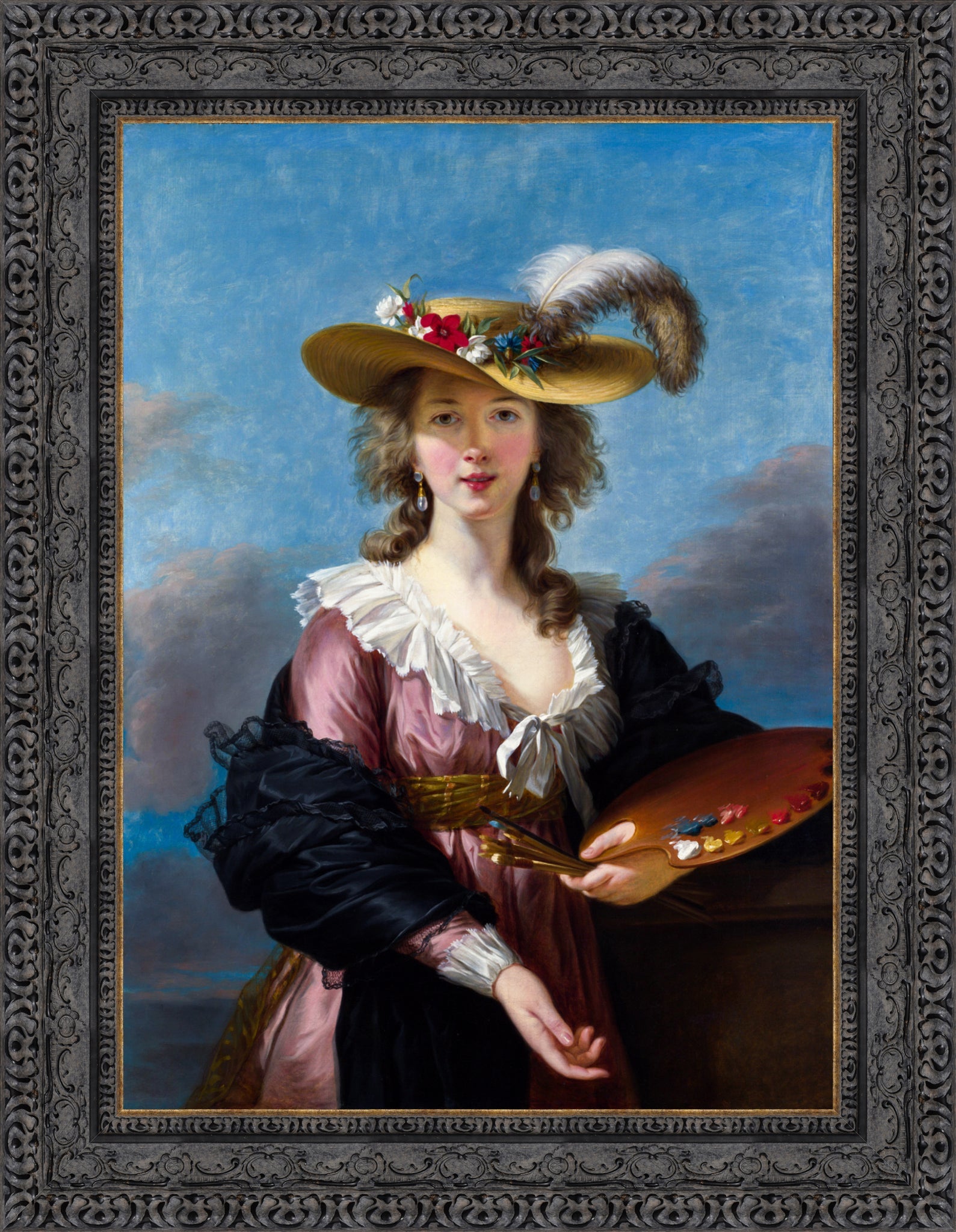 Self Portrait in a Straw Hat