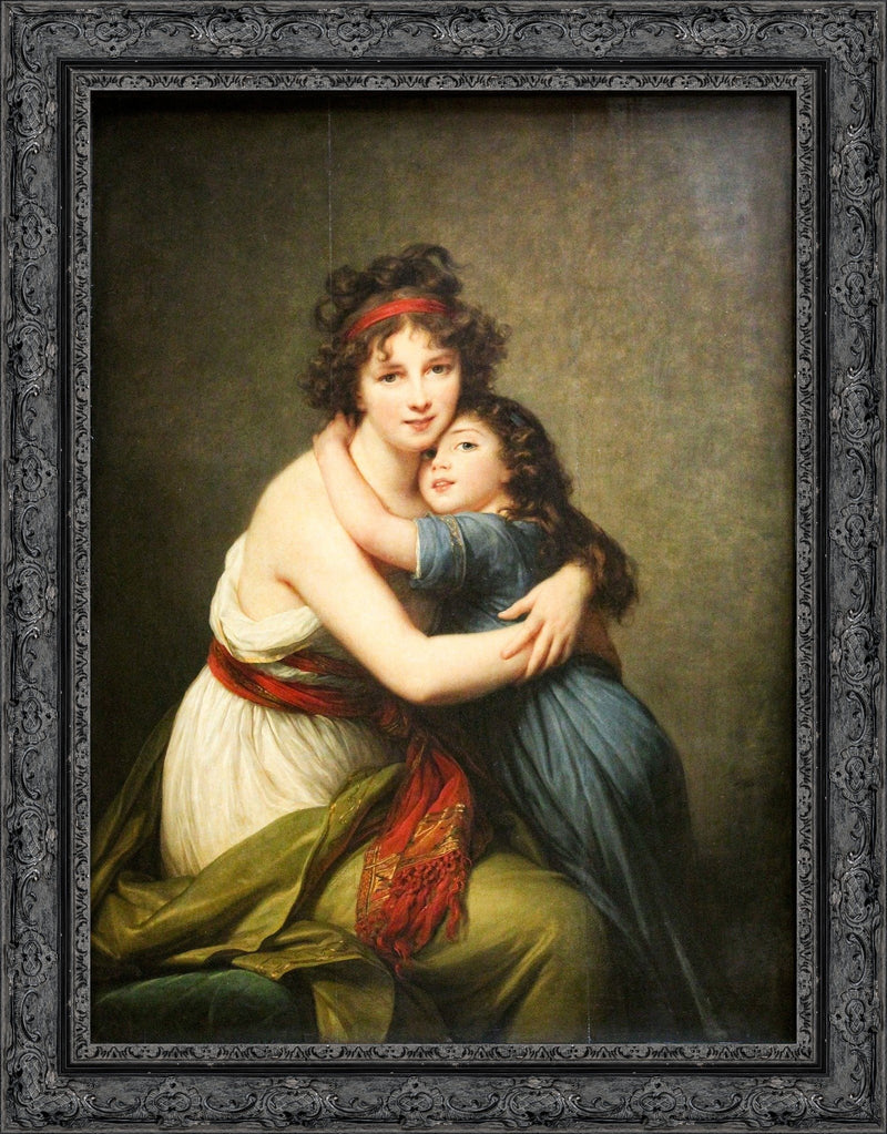 Self-Portrait with Her Daughter – Elisabeth Louise Vigée Le Brun, 1789