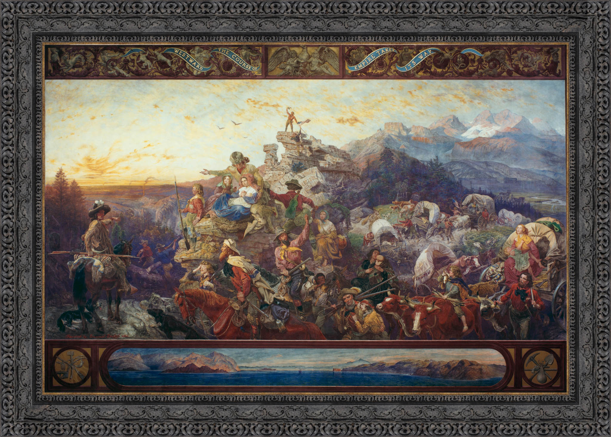 Westward The Course Of Empire Takes Its Way – Emanuel Leutze, 1861 - Canvas Classics