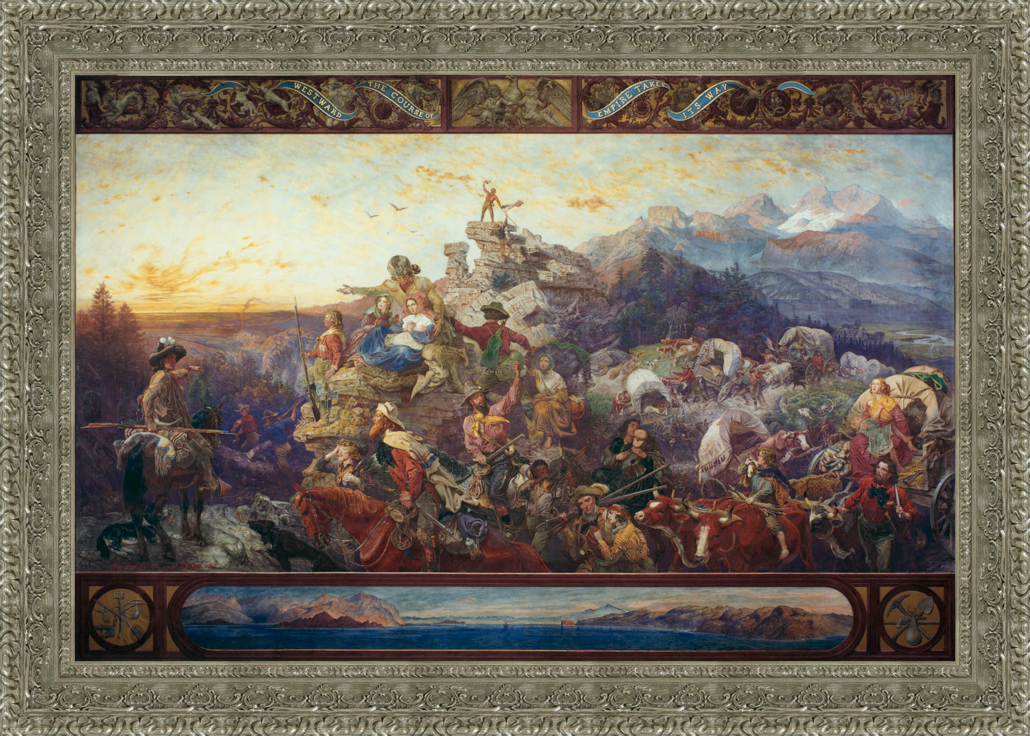 Westward The Course Of Empire Takes Its Way – Emanuel Leutze, 1861 - Canvas Classics