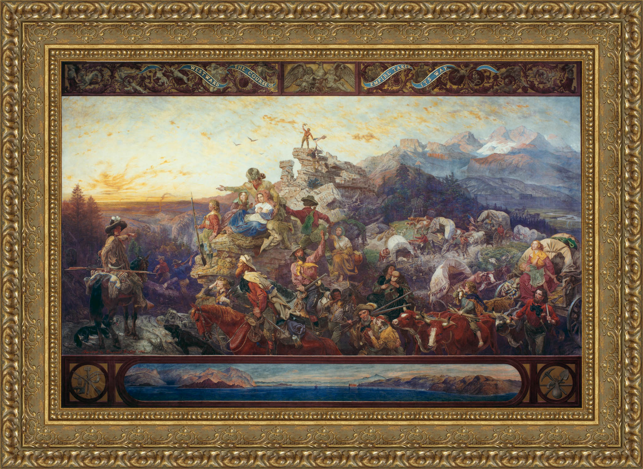 Westward The Course Of Empire Takes Its Way – Emanuel Leutze, 1861 - Canvas Classics
