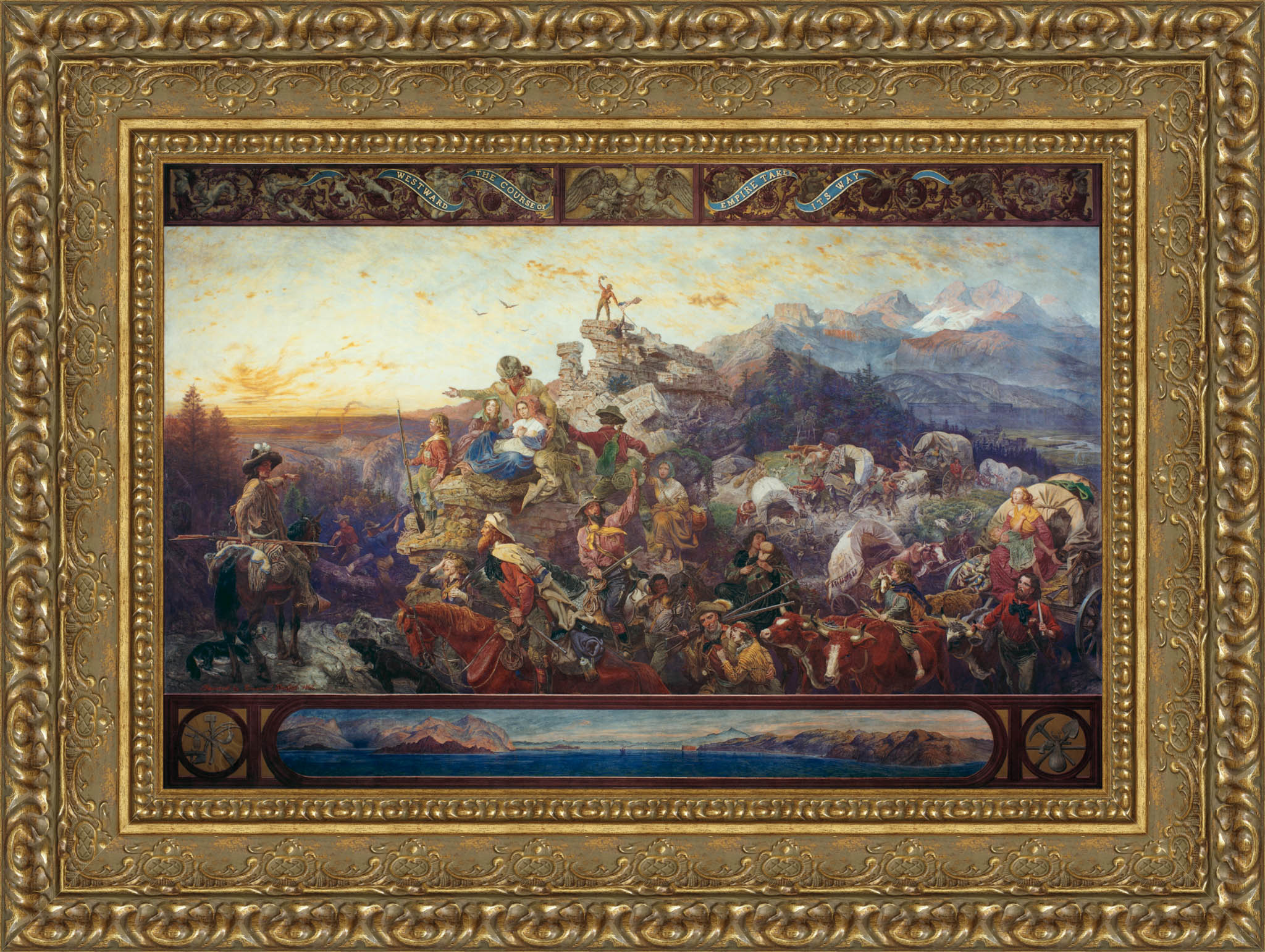 Westward The Course Of Empire Takes Its Way – Emanuel Leutze, 1861 - Canvas Classics