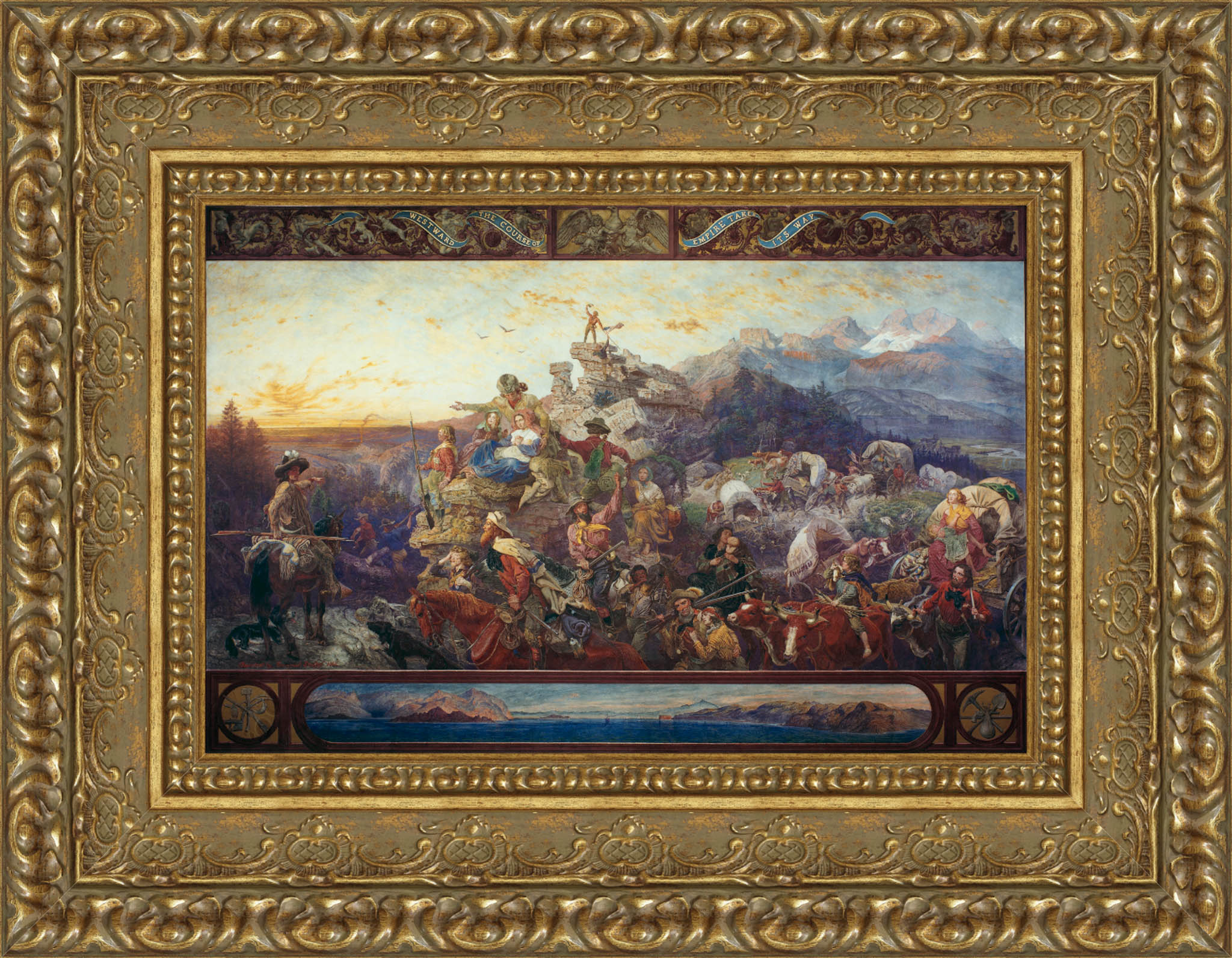 Westward The Course Of Empire Takes Its Way – Emanuel Leutze, 1861 - Canvas Classics