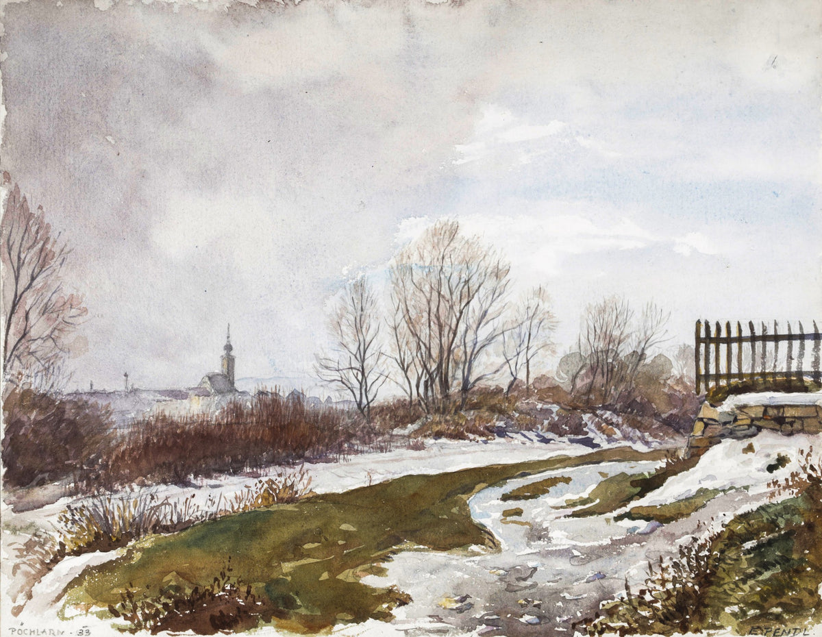 Pochlarn – Erwin Pendl, 1922, framed