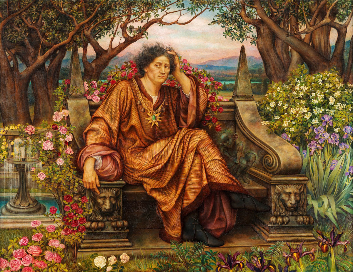 A Soul in Hell – Evelyn De Morgan, 1892, framed