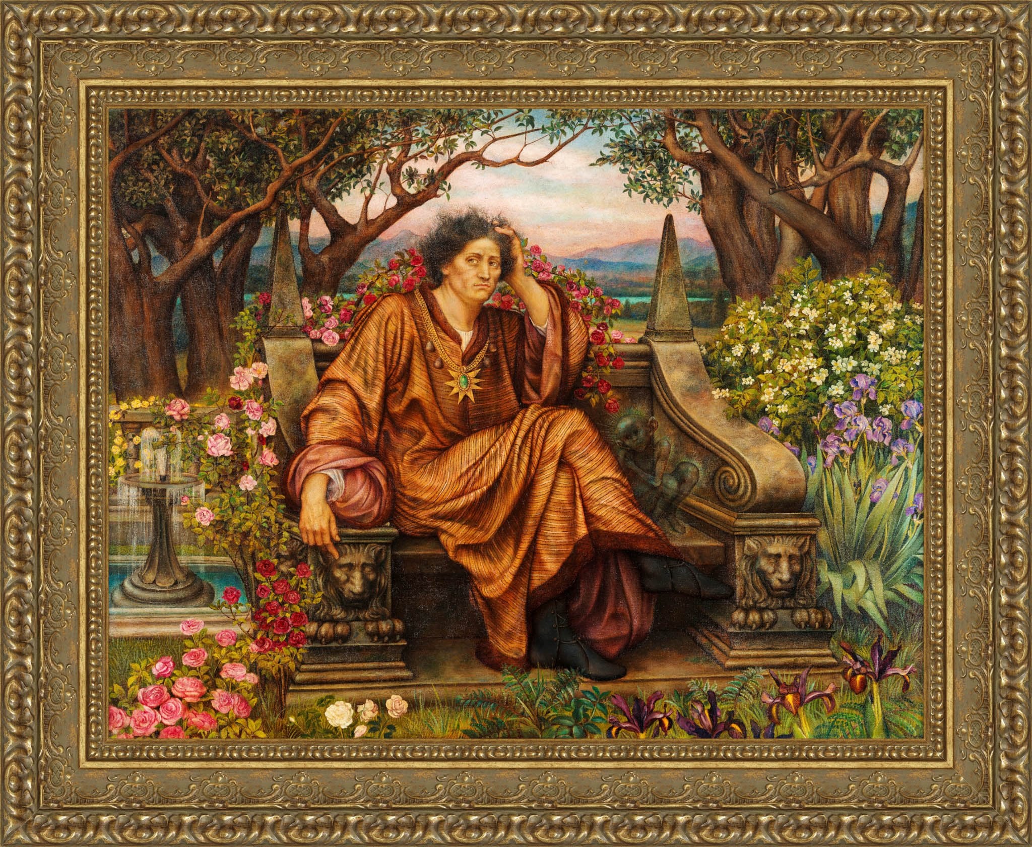 A Soul in Hell – Evelyn De Morgan, 1892 - Canvas Classics