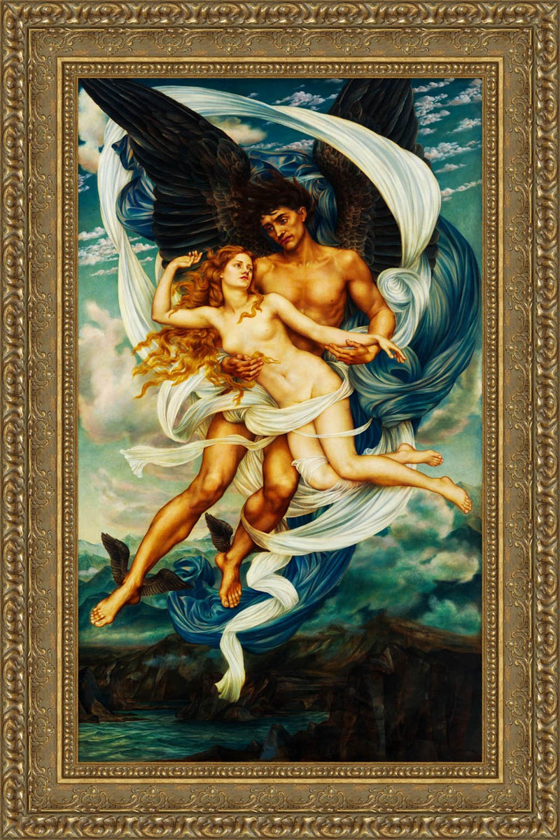 Boreas And Oreithyia – Evelyn De Morgan, 1896